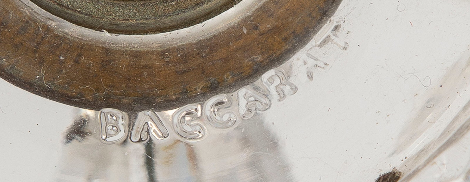 Lustre par la maison Baccarat, début XXe s., en bronze doré et cristal taillé, dix-hu - 4