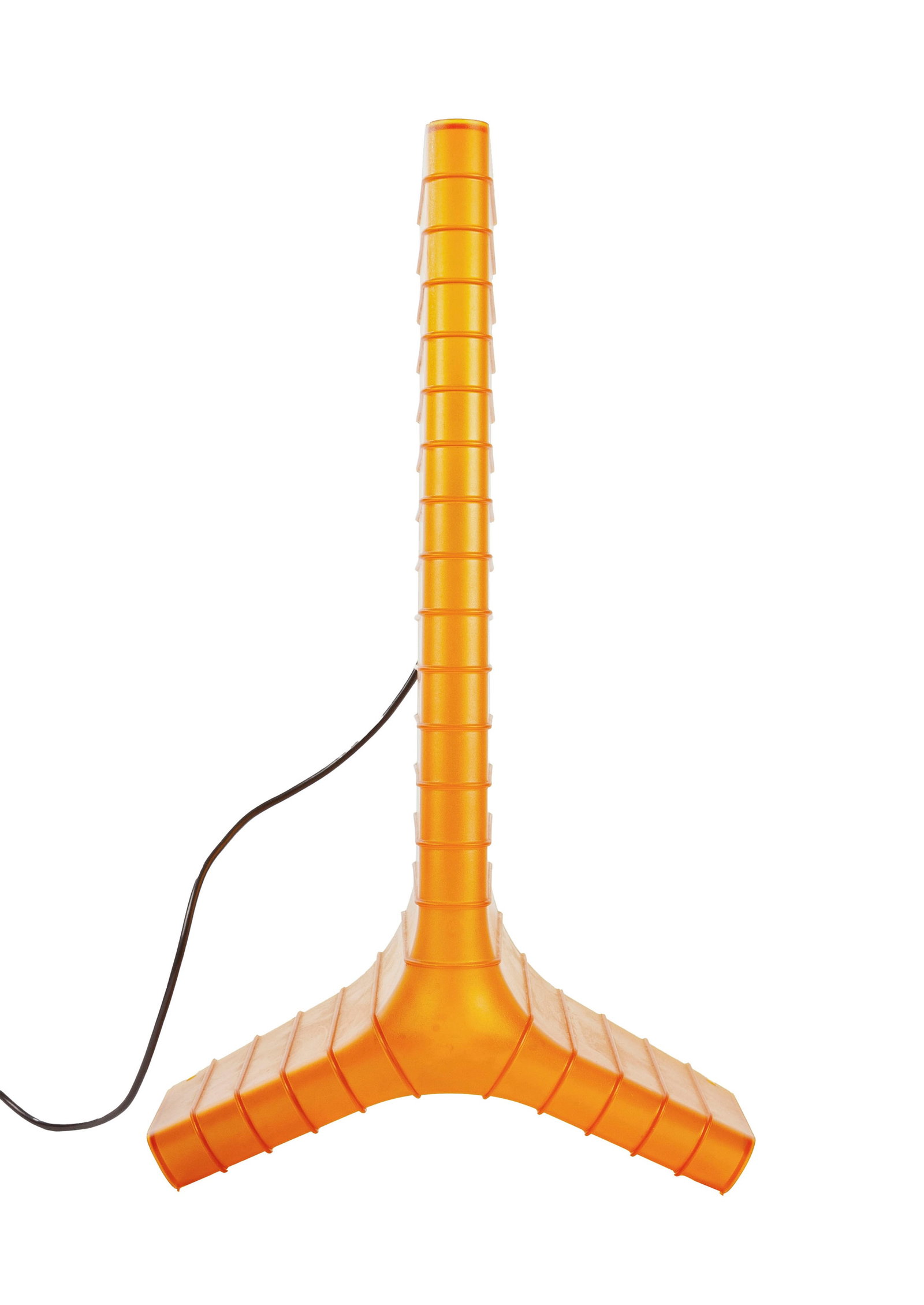 Applique Foscarini Yet par Studio Kairos, en polymère orange, modèle créé en 200: Applique Foscarini Yet par Studio Kairos, en polymère orange, modèle créé en 2003, 62x36x28 cm Condition applique montée en lampe: câble et fiche électrique