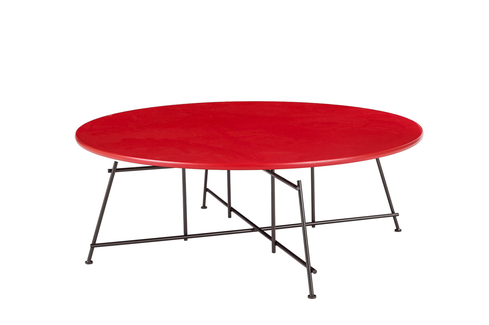 Table basse Mr. Zheng par Roberto Lazzeroni, édition Lema, Italie, à piétement tubula (1 of 1)