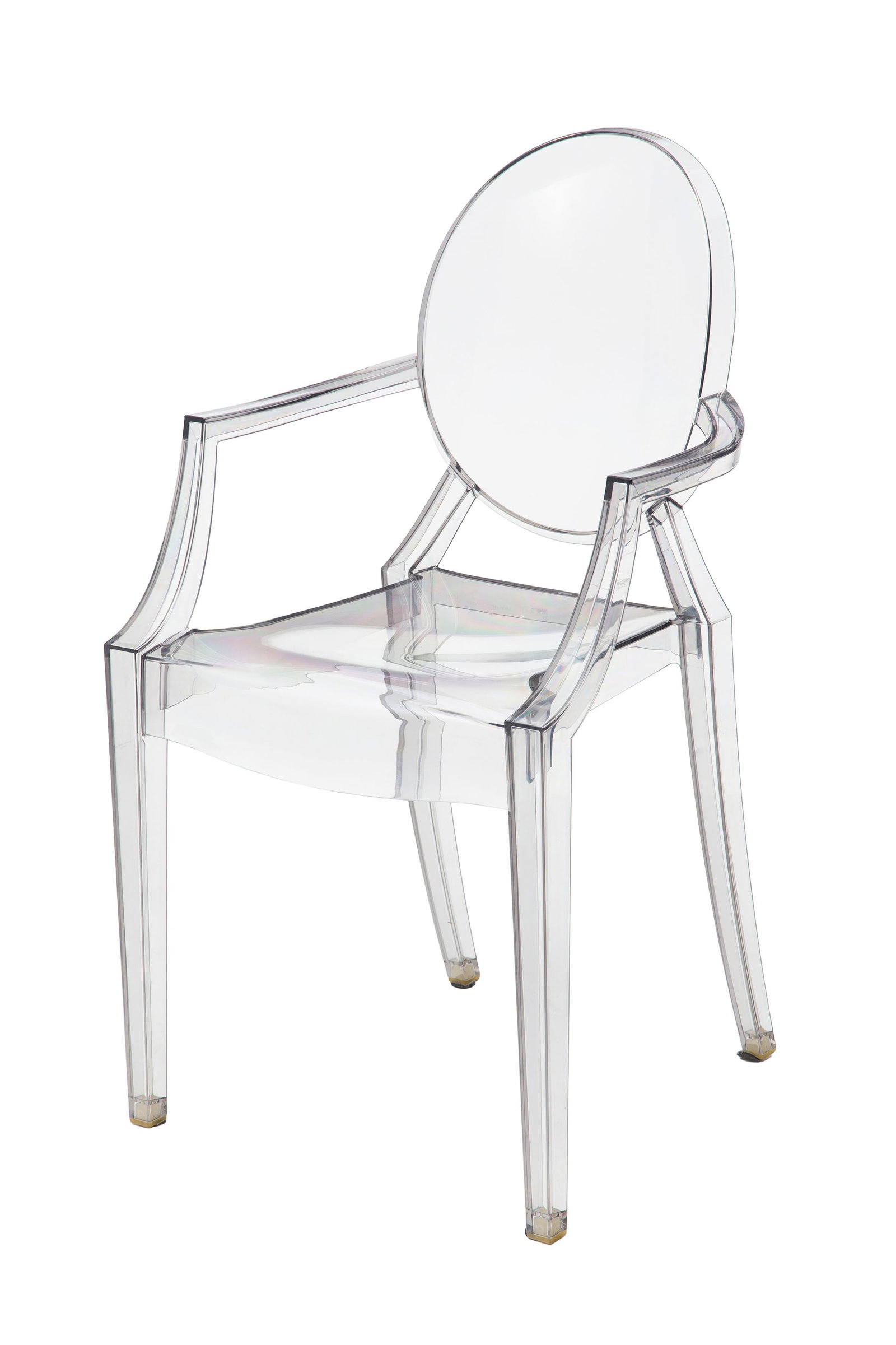 Fauteuil Louis Ghost par Philippe Starck (né en 1949), édition Kartell, en polycarbonate (1 of 2)