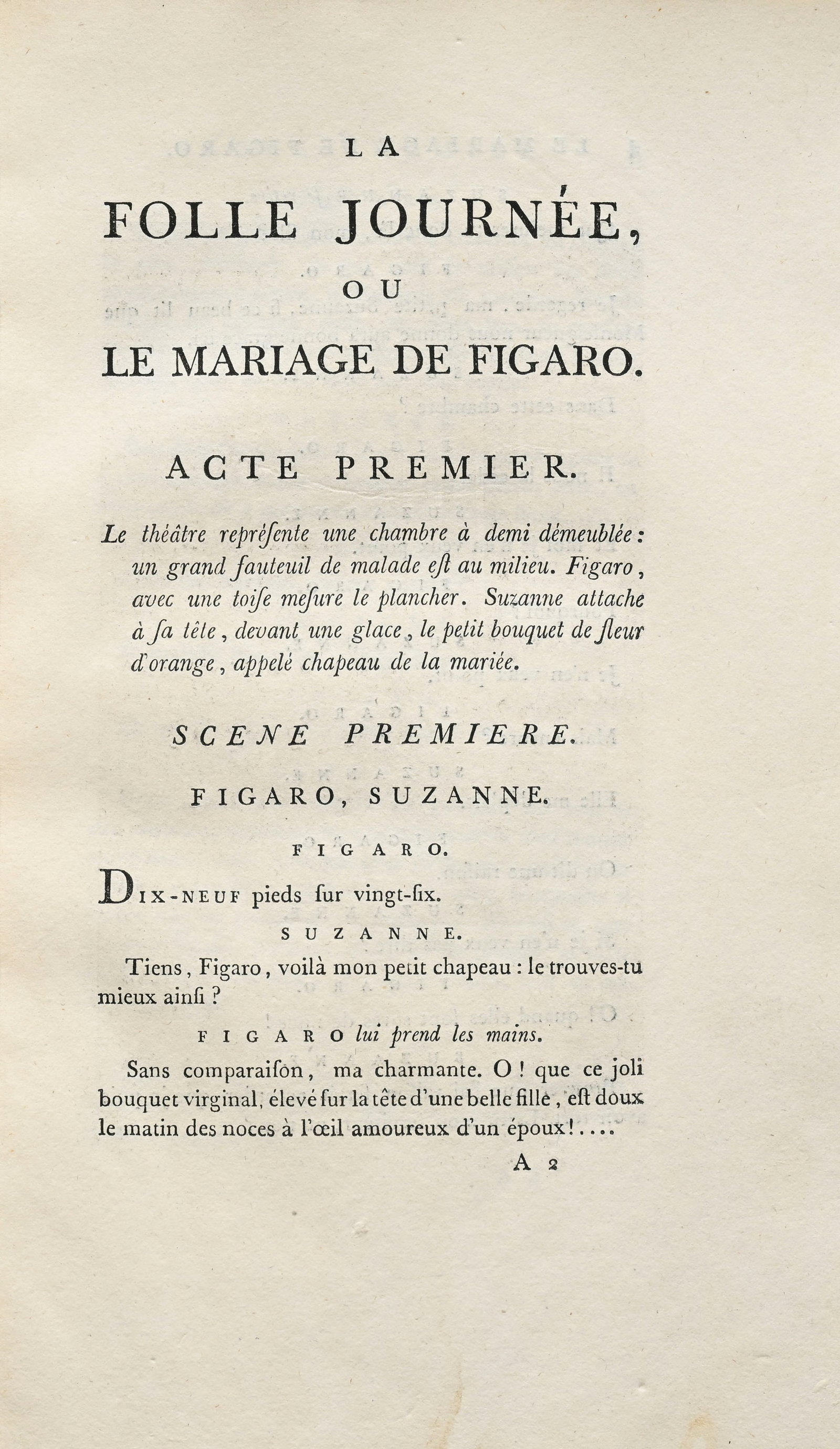 BEAUMARCHAIS (Pierre-Augustin Caron de). La Folle journée, ou le mariage de Figaro... Socié - 2