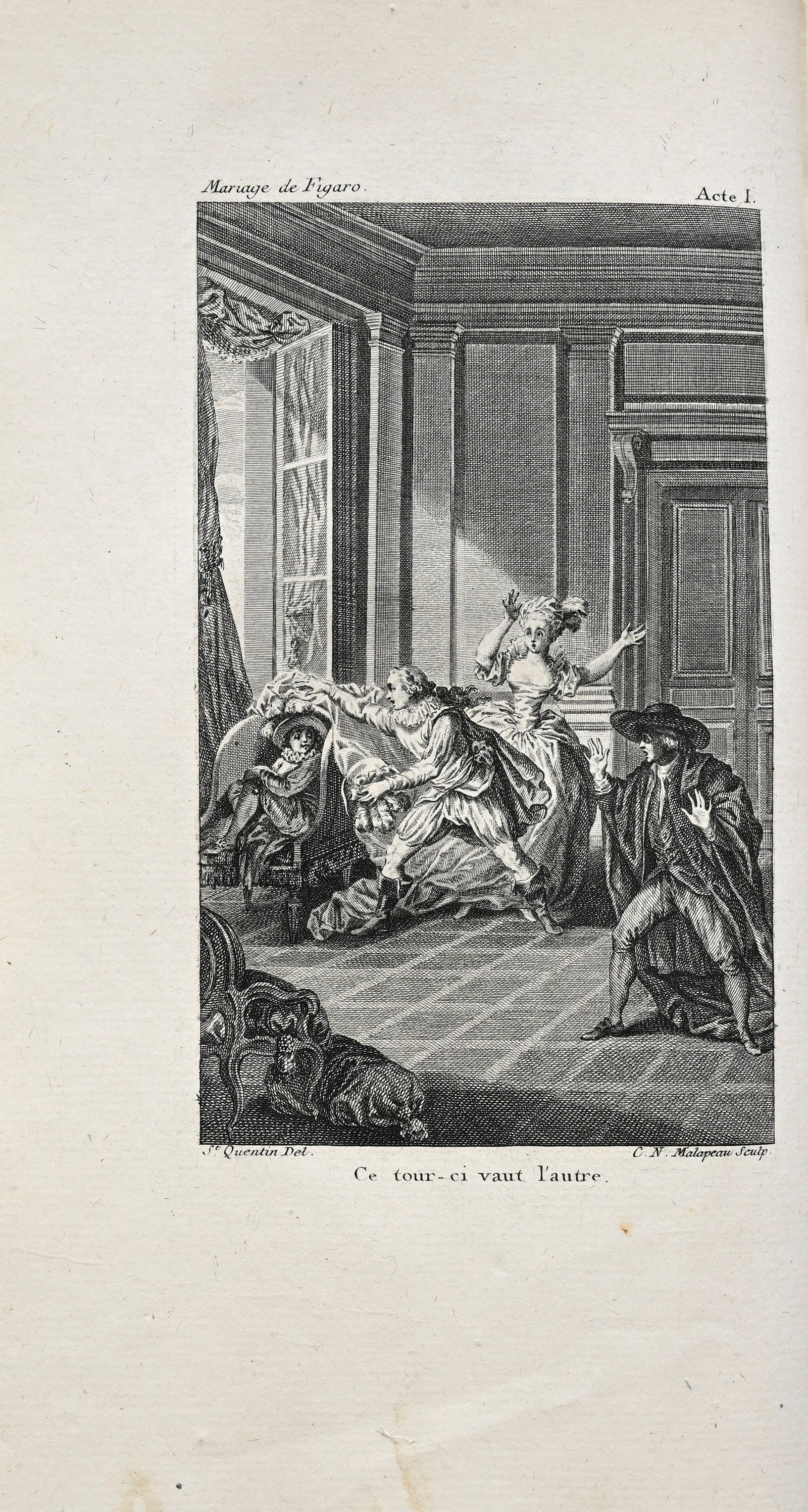 BEAUMARCHAIS (Pierre-Augustin Caron de). La Folle journée, ou le mariage de Figaro... Socié - 3