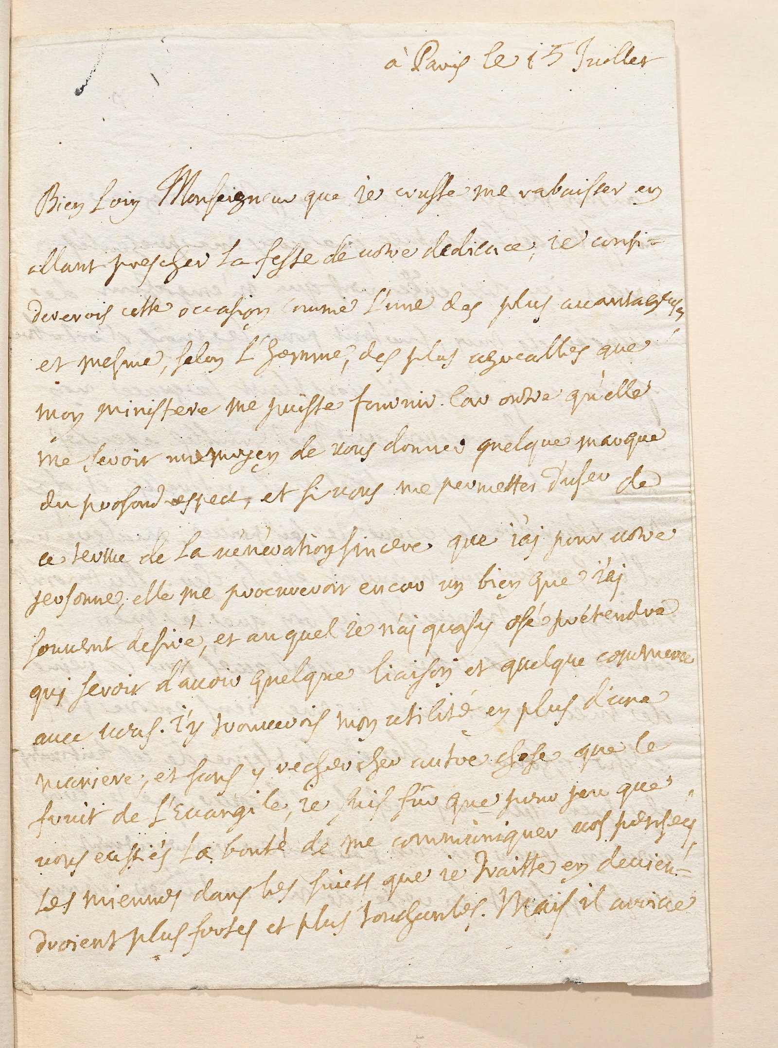 BOURDALOUE (Père Louis). Oraison funèbre de tres-haut et tres-puissant Prince Louis de Bou - 2