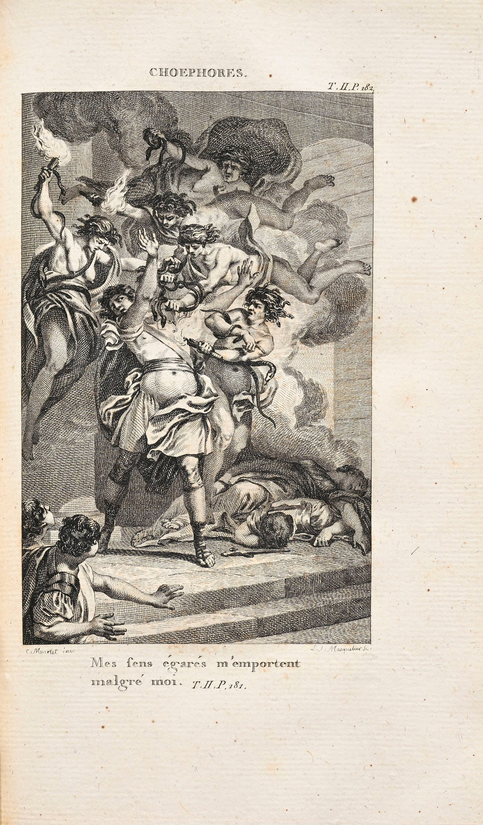 BRUMOY (Père Pierre). Théâtre des Grecs… Paris, Cussac, 1785-1789. 13 vol. gran - 3