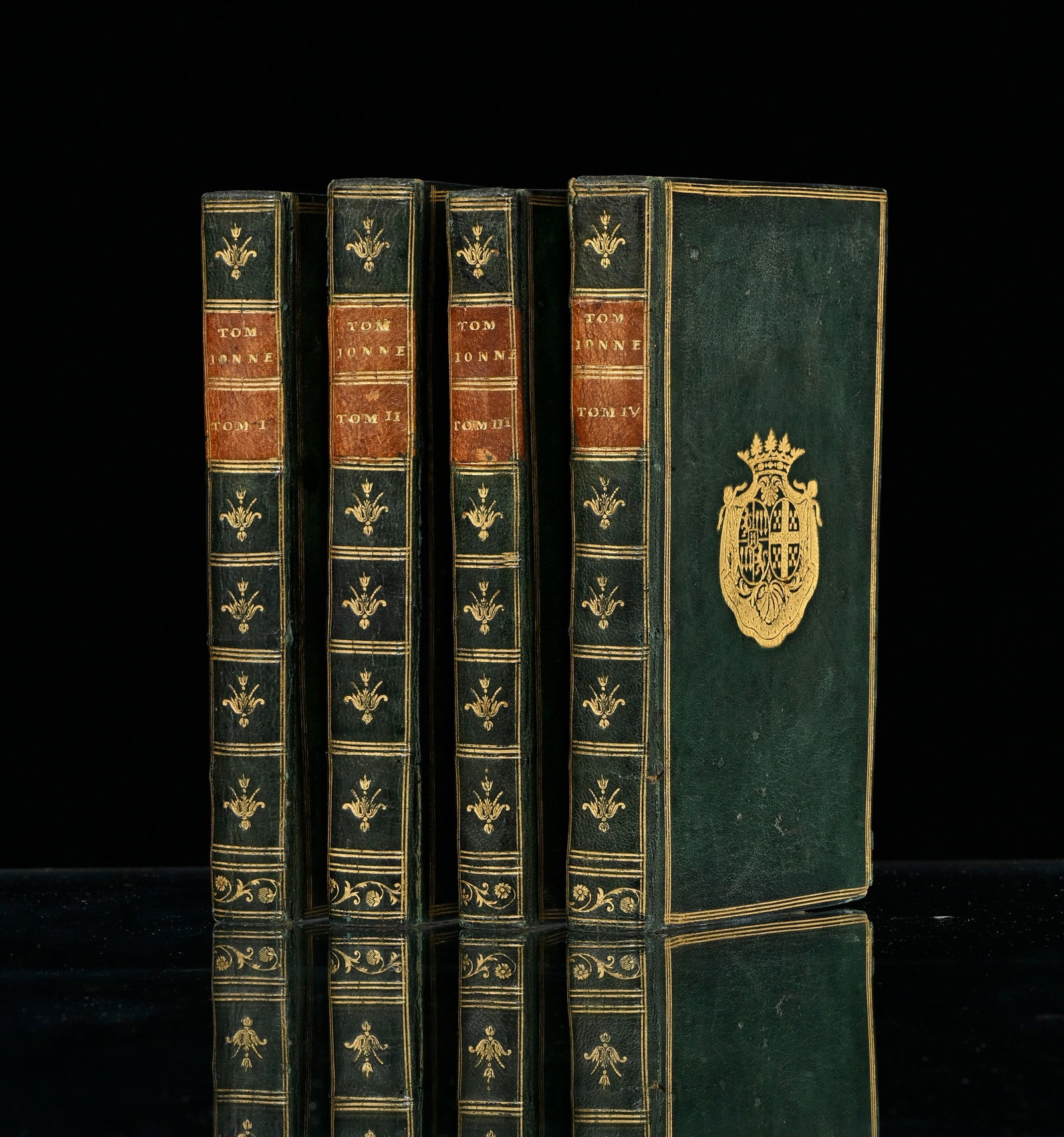 FIELDING (Henry). Histoire de Tom Jones ou l'Enfant trouvé. Londres, Paris, Rollin, 1751. 4 vol (1 of 5)