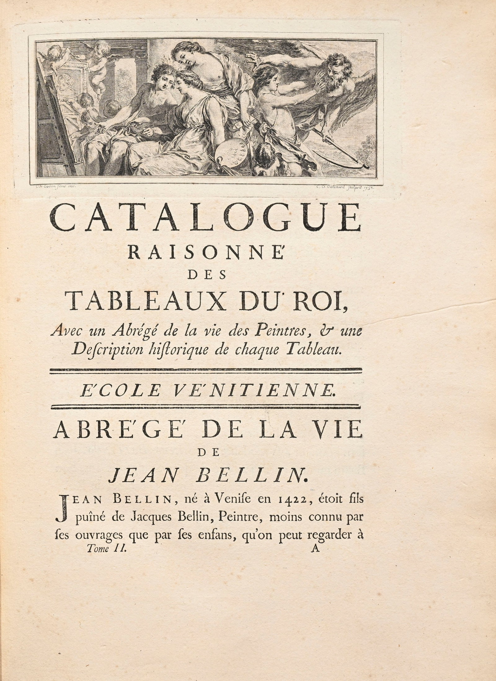 LEPICIE (François-Bernard). Catalogue raisonné des Tableaux du Roy avec un abrégé - 2