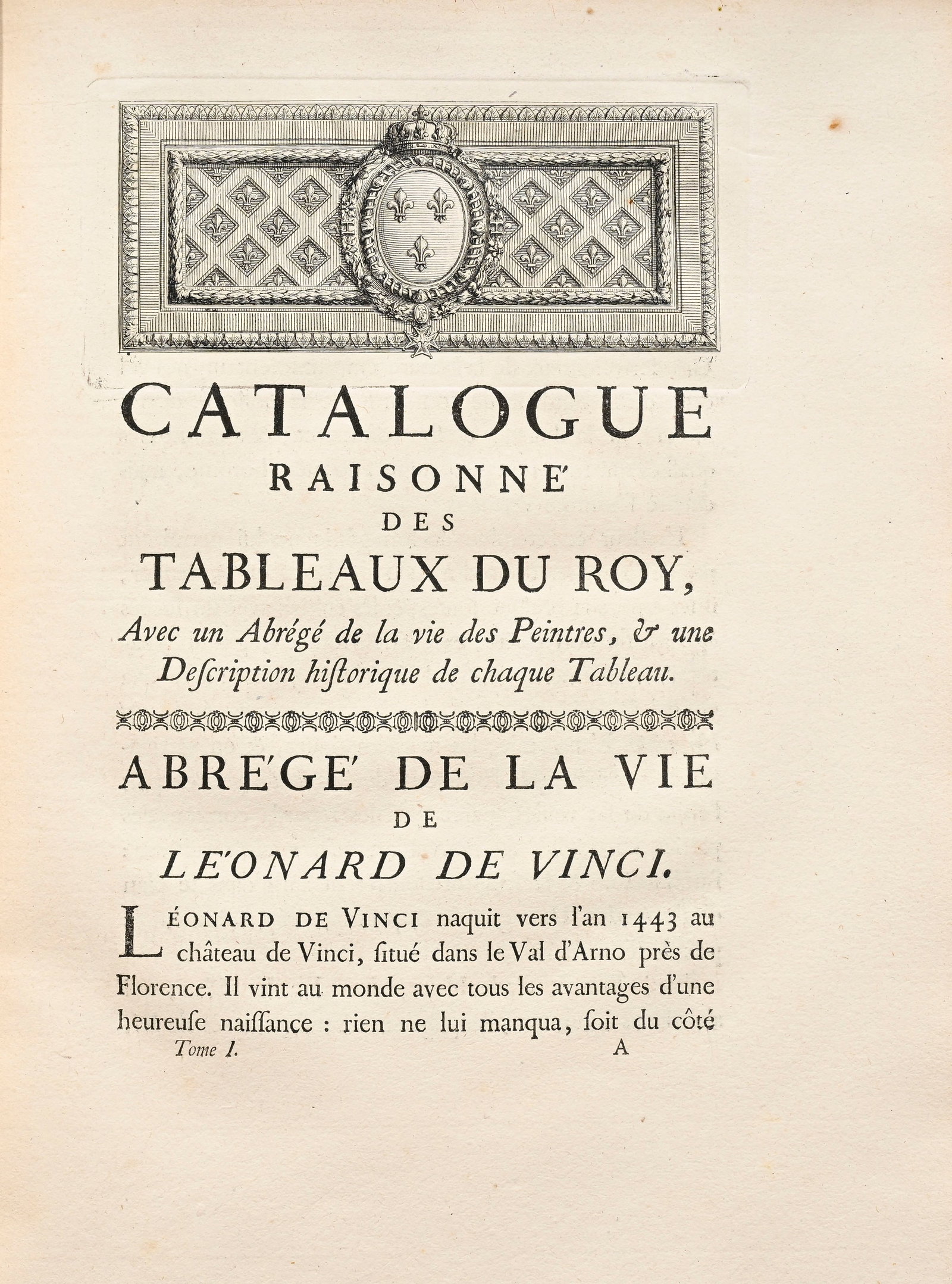 LEPICIE (François-Bernard). Catalogue raisonné des Tableaux du Roy avec un abrégé - 4