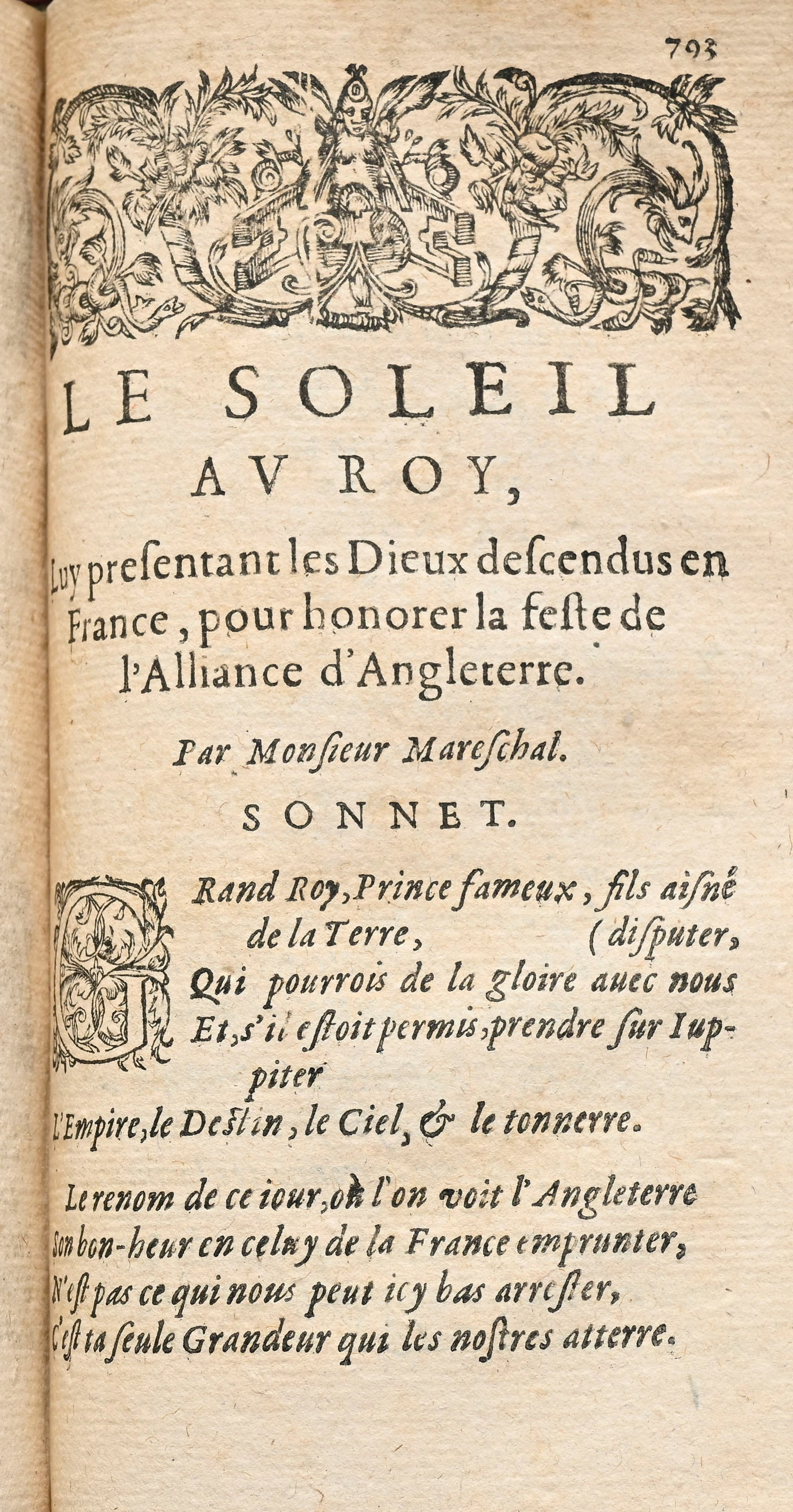 MALHERBE (François de). Recueil des plus beaux vers de Messieurs De Malherbe, Racan, Monfuron,  - 2