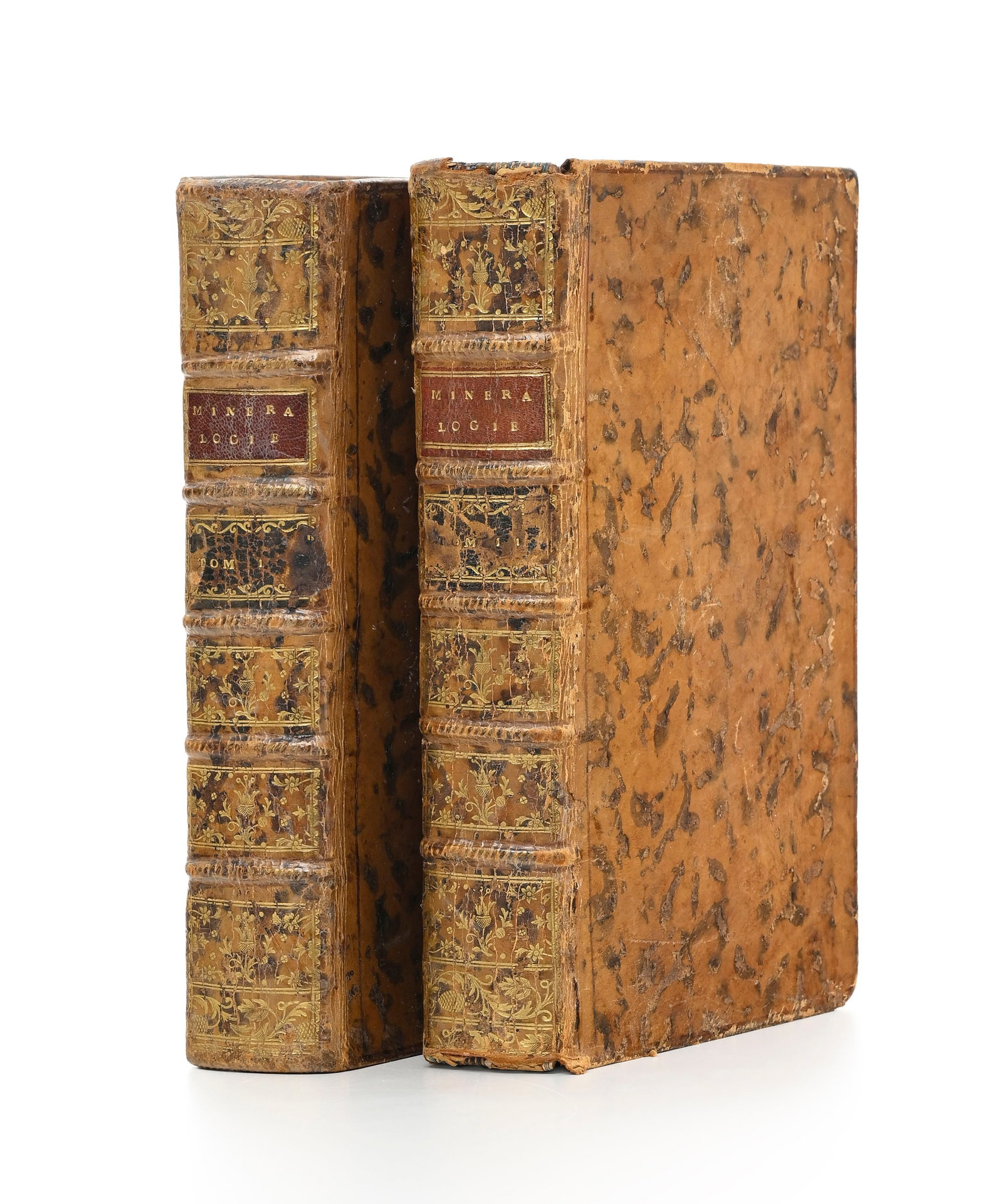 \[MINÉRALOGIE\]. BOMARE DE VALMONT. Minéralogie, ou Nouvelle exposition du règne min&: [MINÉRALOGIE]. BOMARE DE VALMONT. Minéralogie, ou Nouvelle exposition du règne minéral. Paris, Vincent, 1774. 2 vol. in-8° reliés plein veau blond marbré, dos