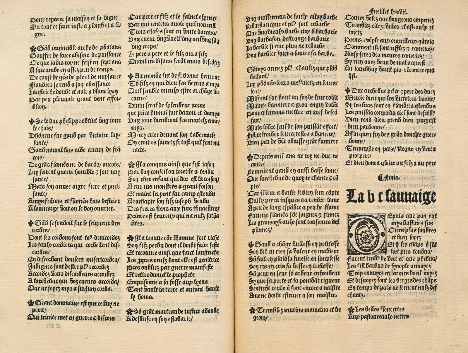 MOLINET (Jean). Les Faictz et dictz de feu de bonne memoire… Paris, Jehan Longis,1531\. In-fol - 2