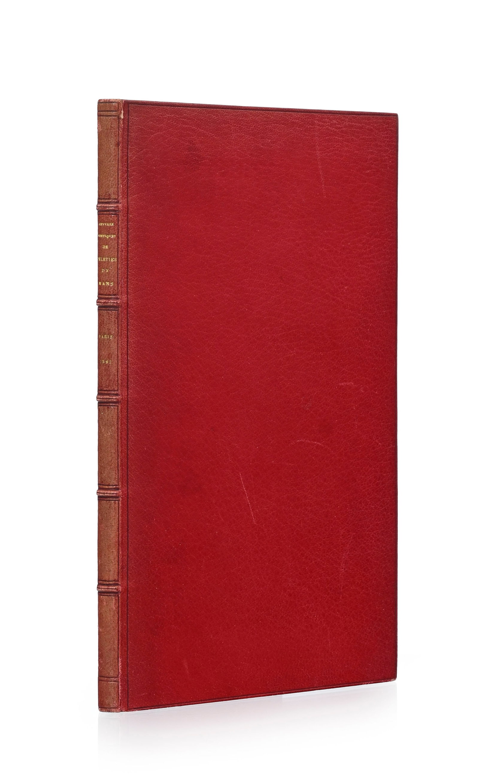 PELETIER DU MANS (Jacques). Louanges. Euvres poétiques de Jaques Peletier du Mans, intitulé - 3