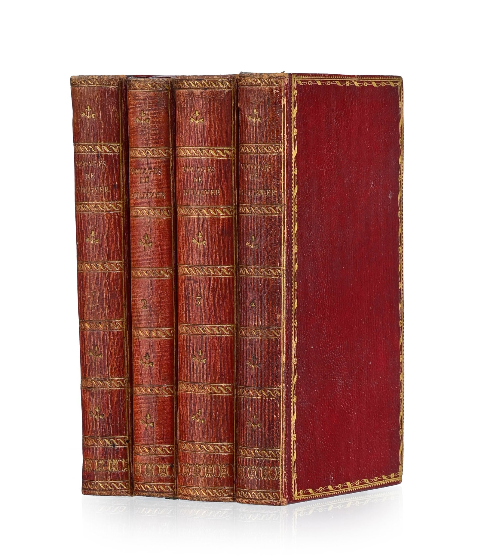 SWIFT (Jonathan). Voyages de Gulliver. Paris, Pierre Didot l'aîné, an V, 1797. 2 tomes en  - 3