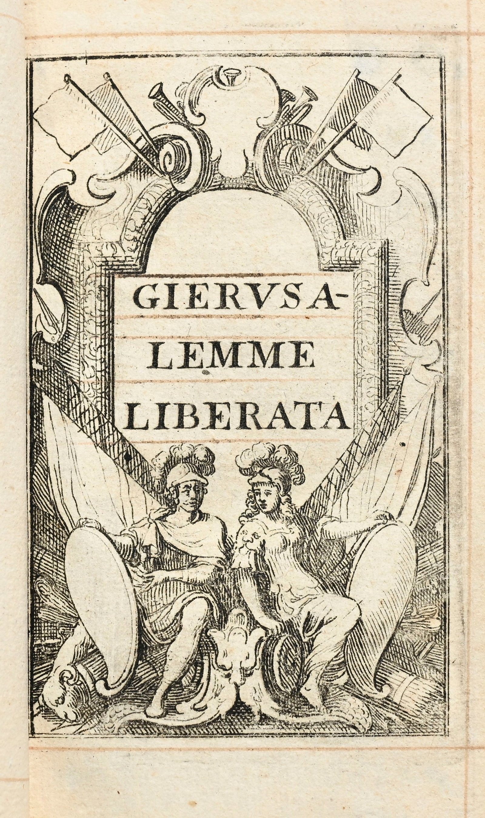 TASSO (Torquato). Il Goffredo, overo Gierusalemme liberata. Amsterdam, Daniel Elzevier. Paris, Thoma - 3