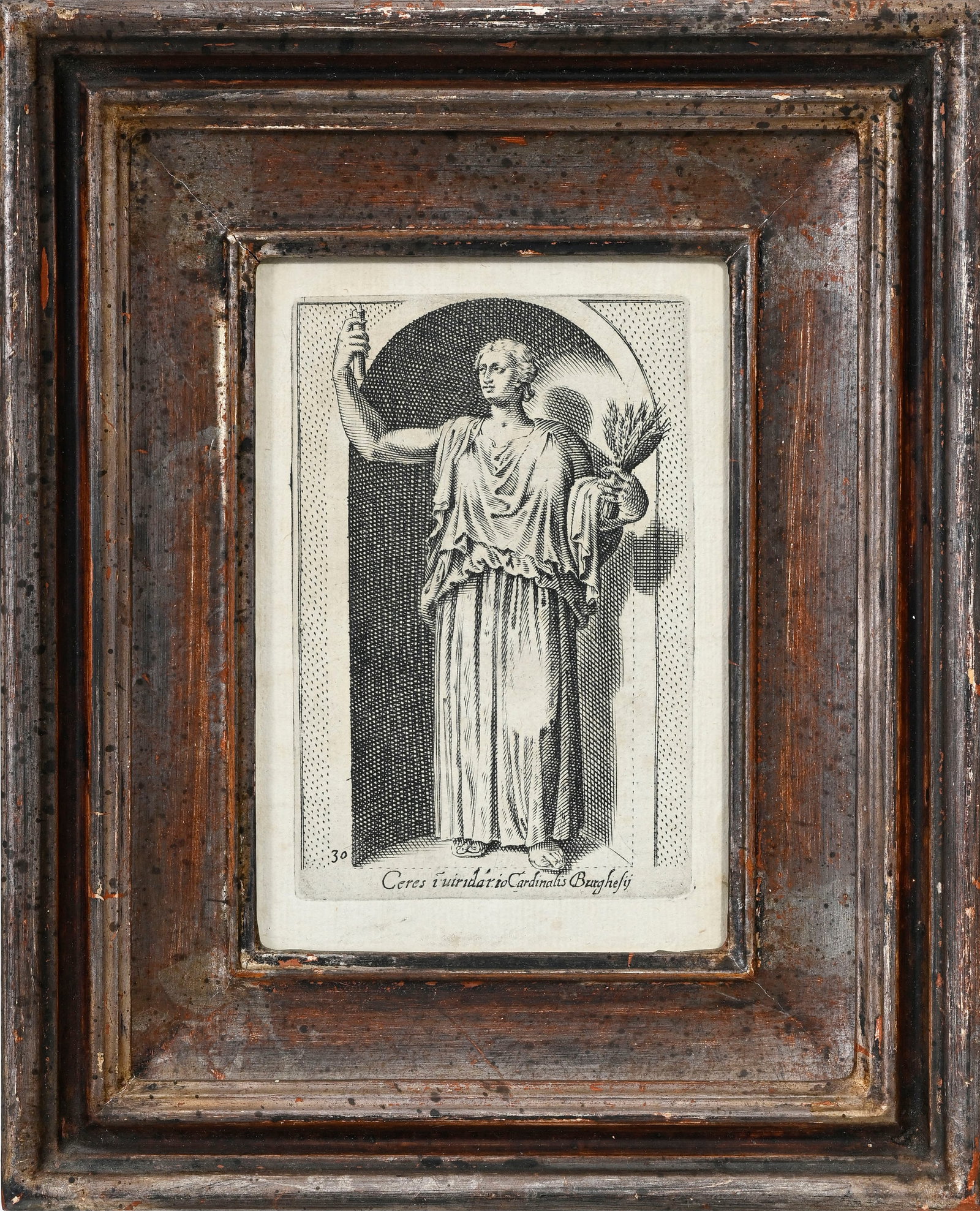 Philippe Thomassin (1562-1622), d'après, suite de 8 gravures de la série "Statues antiques - 10