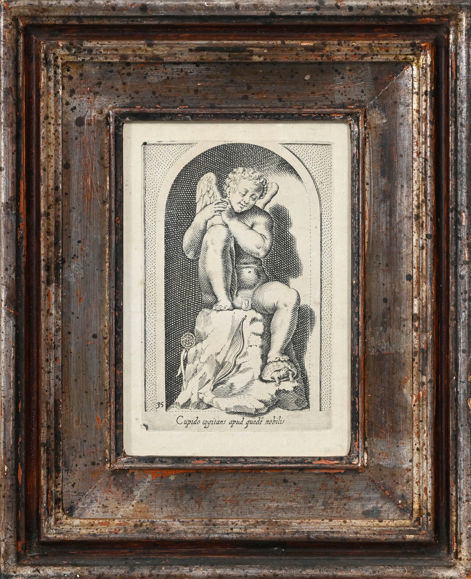 Philippe Thomassin (1562-1622), d'après, suite de 8 gravures de la série "Statues antiques - 13