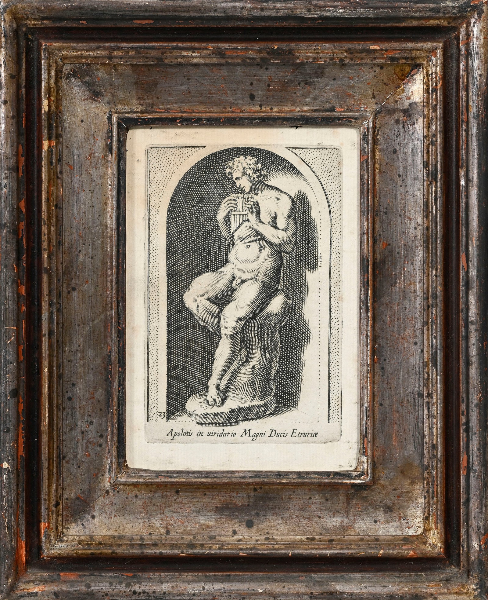 Philippe Thomassin (1562-1622), d'après, suite de 8 gravures de la série "Statues antiques - 14
