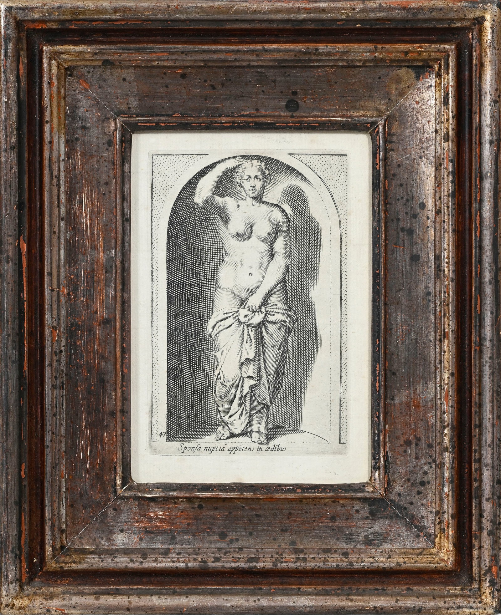 Philippe Thomassin (1562-1622), d'après, suite de 8 gravures de la série "Statues antiques - 15