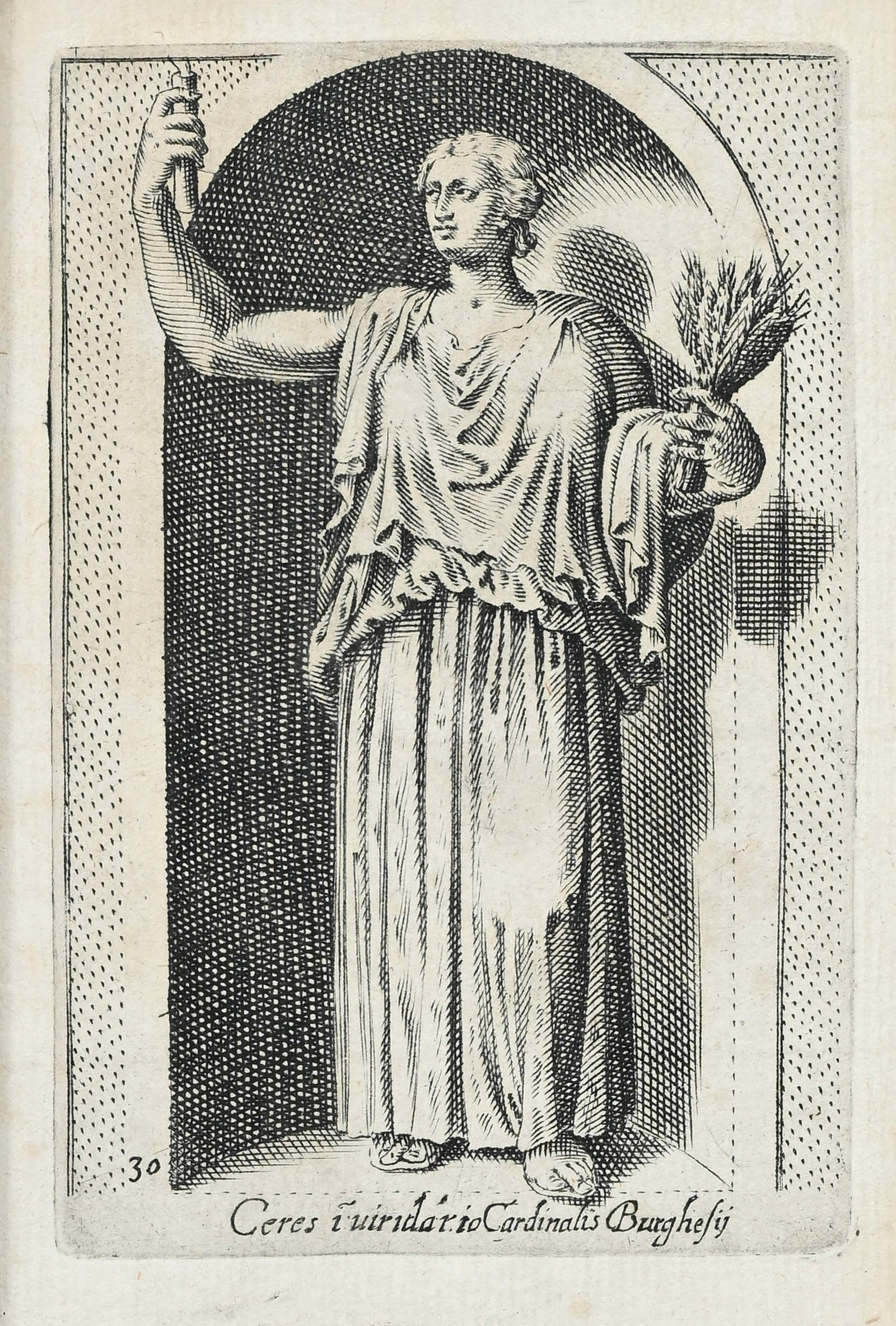 Philippe Thomassin (1562-1622), d'après, suite de 8 gravures de la série "Statues antiques - 2