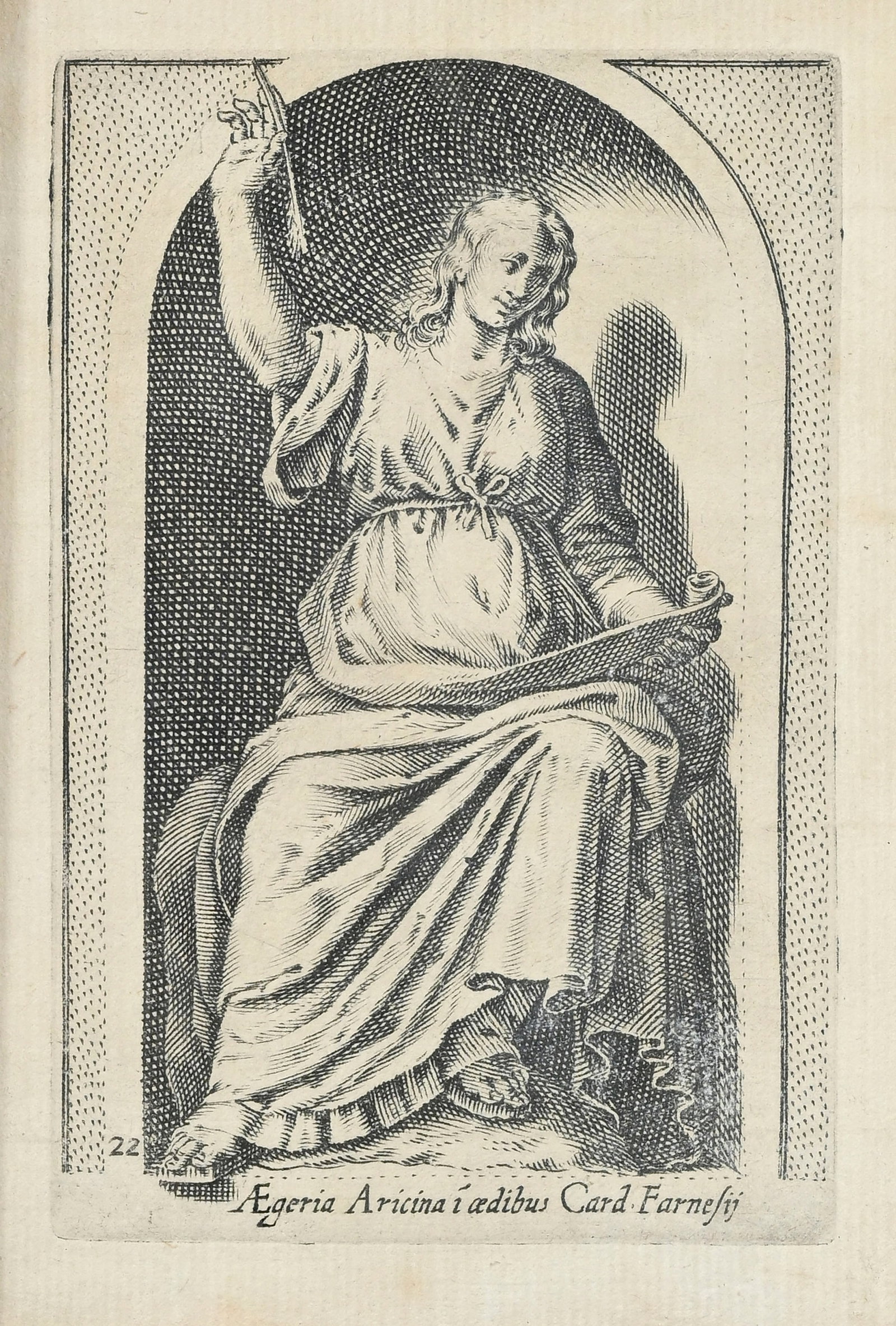 Philippe Thomassin (1562-1622), d'après, suite de 8 gravures de la série "Statues antiques - 4