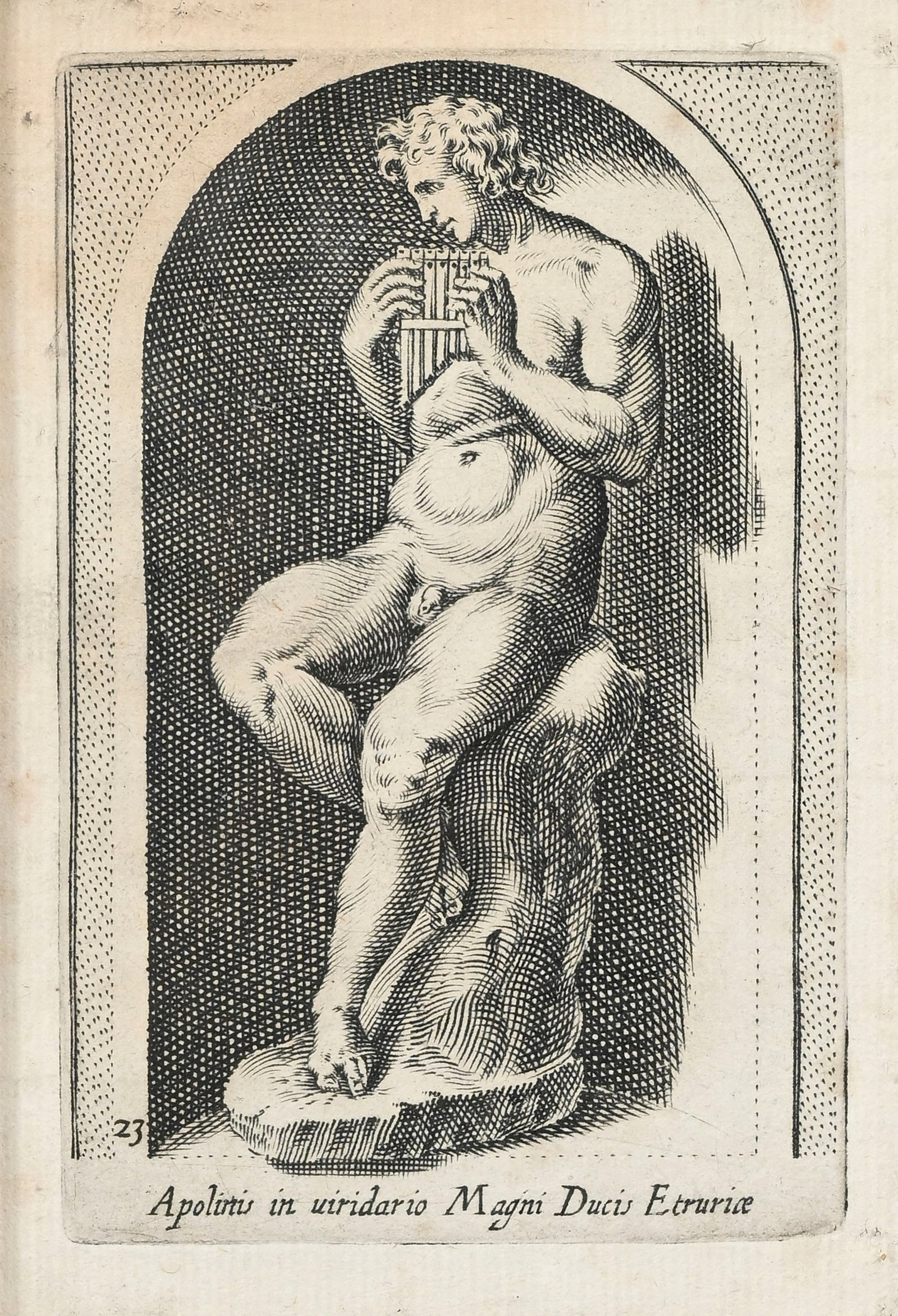 Philippe Thomassin (1562-1622), d'après, suite de 8 gravures de la série "Statues antiques - 6