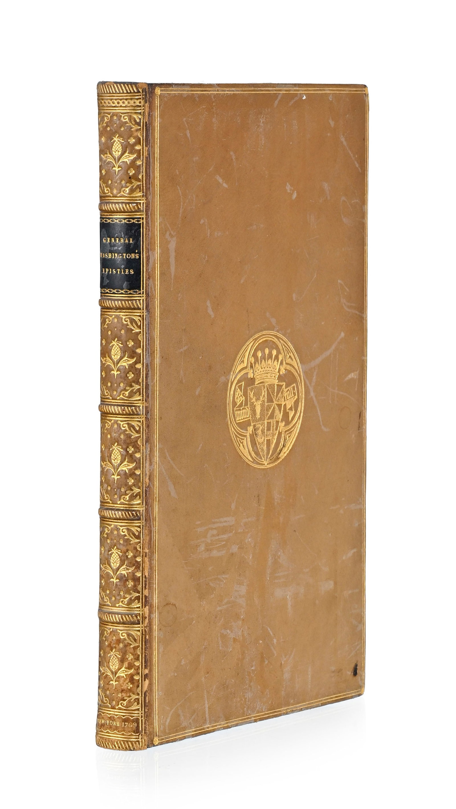 WASHINGTON (George). Epistles Domestic, Confidential, and Official of the General Washington. New-Yo: WASHINGTON (George). Epistles Domestic, Confidential, and Official of the General Washington. New-York, G. Robinson and J. Bull, London, F. and C. Rivington, 1796. In-8° relié plein veau blo