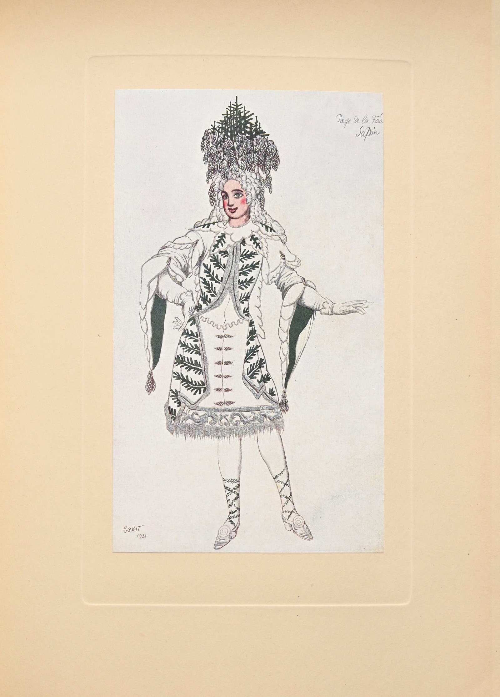 \[BAKST (Leon)\]. The designs of Leon Bakst for the Sleeping Princess. A ballet in five acts after P - 5