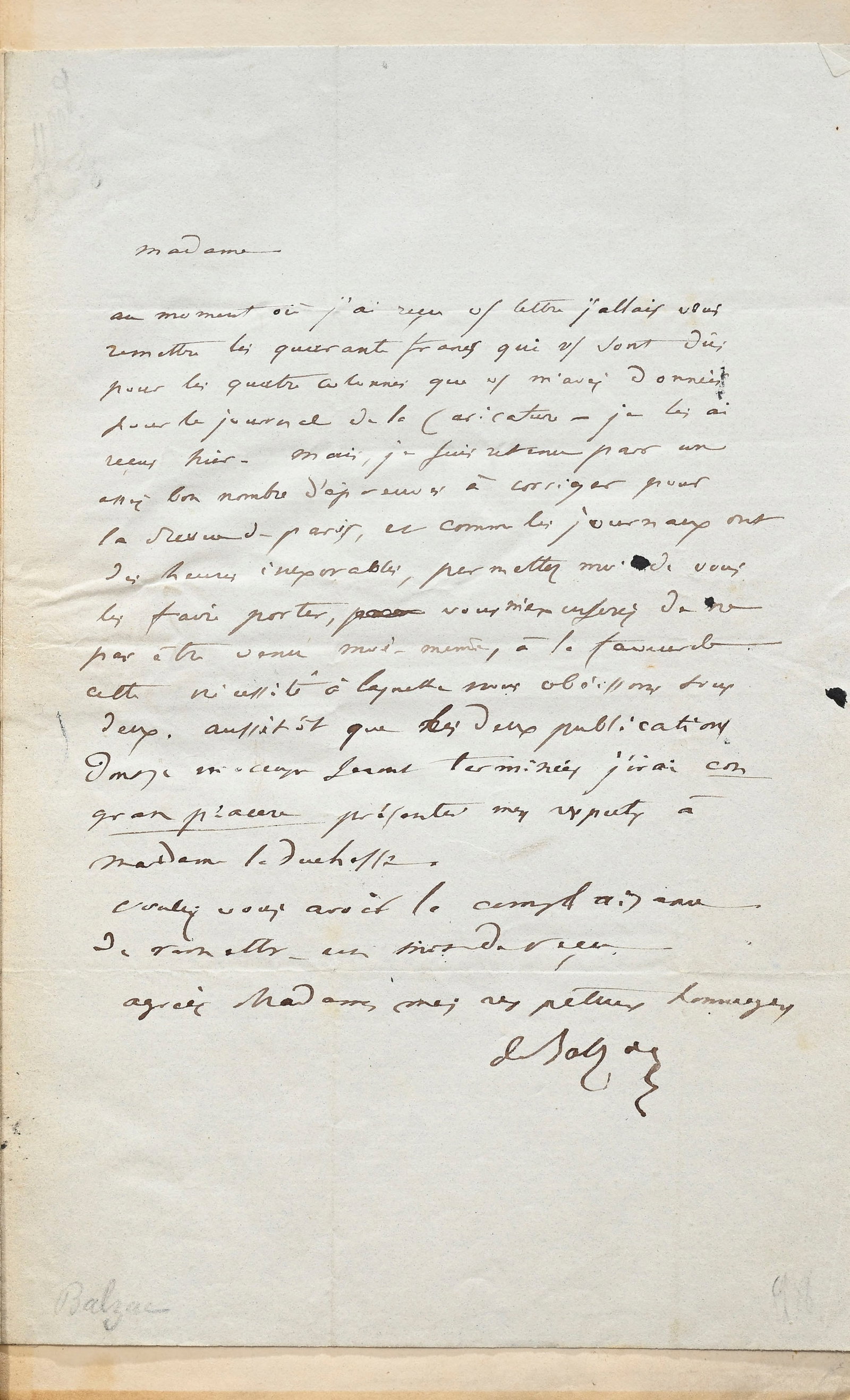 BALZAC (Honoré de). Histoire de la Grandeur et de la Décadence de César Birotteau, pa - 5