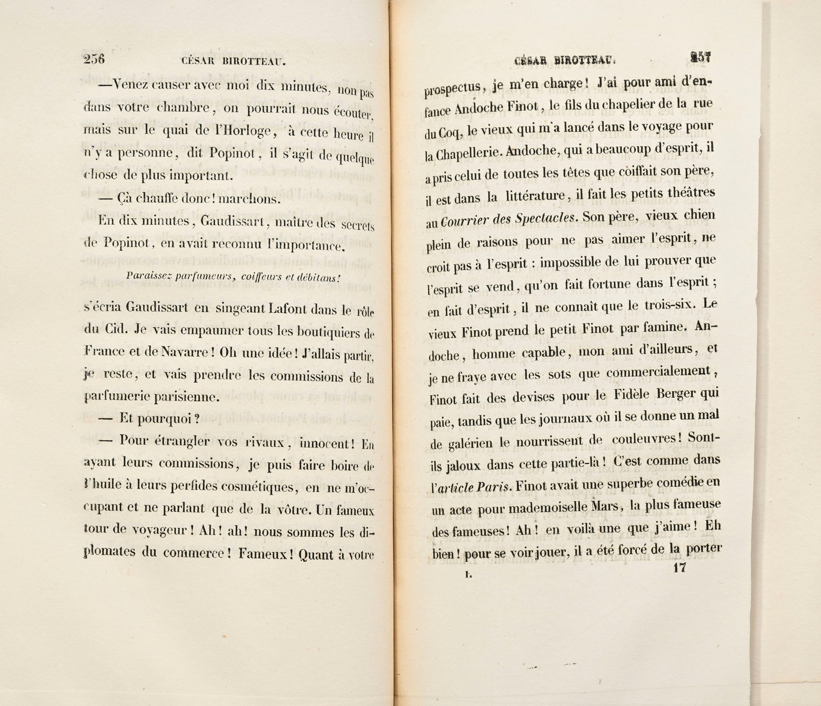 BALZAC (Honoré de). Histoire de la Grandeur et de la Décadence de César Birotteau, pa - 7