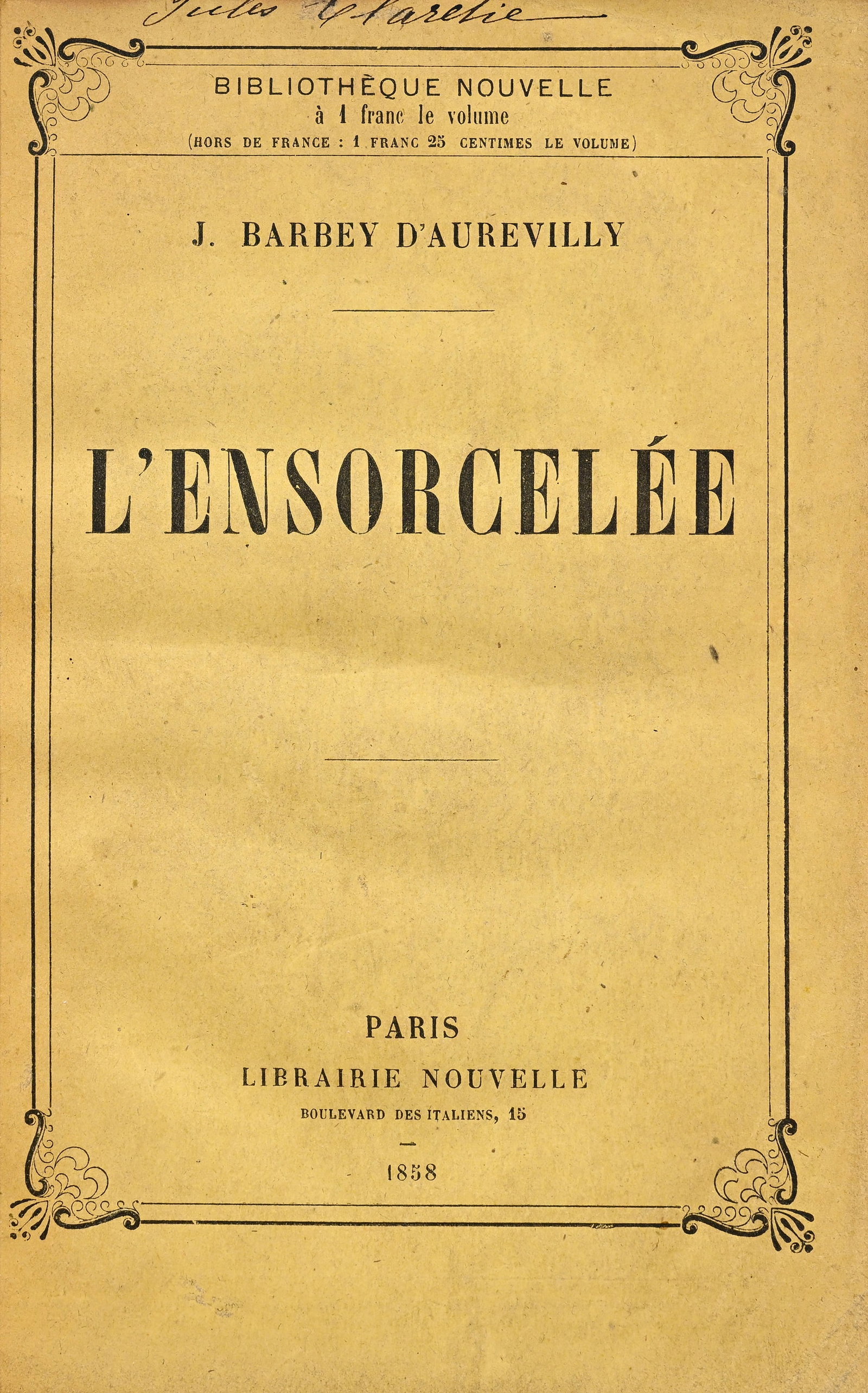 BARBEY D'AUREVILLY (Jules). Diverses œuvres en édition originale. 10 ouv. en 13 vol. reli& - 4