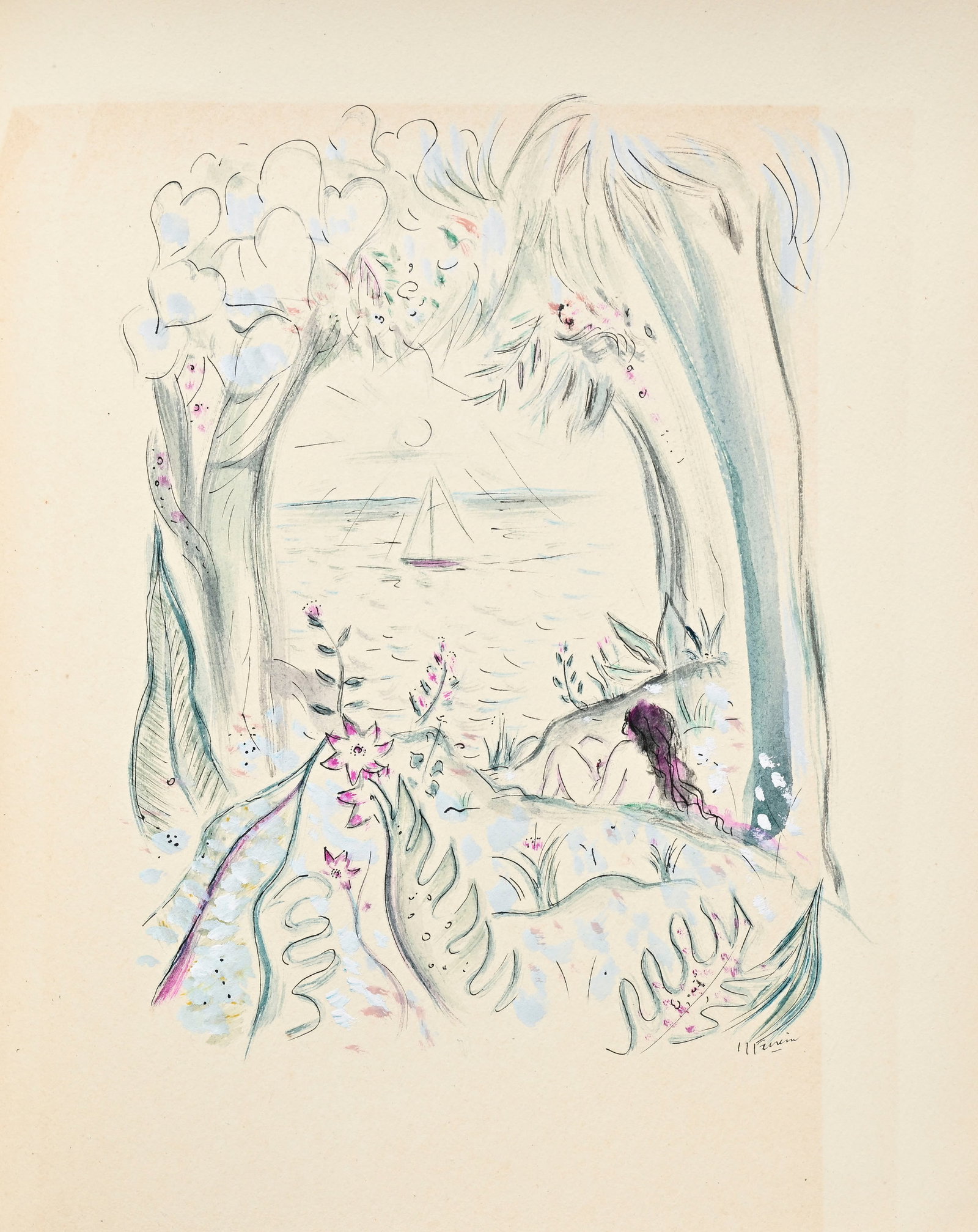 BAUDELAIRE (Charles). Les Fleurs du mal. Paris, Les éditions G. Crès & Cie, 1923\. In-4 - 3