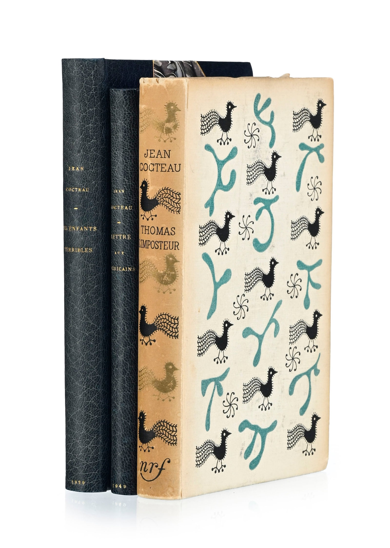 COCTEAU (Jean). 3 ouvrages dont 2 en édition originale et 1 enrichi d'un envoi et dessin de l'a (1 of 4)