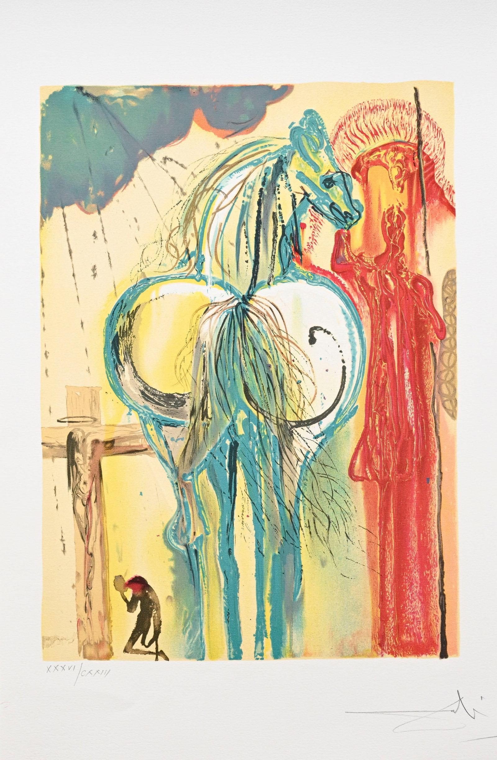 DALI (Salvador). Les Chevaux de Dali. \[Paris\], Armand et Georges Israël, \[1983\]. Grand in - 4