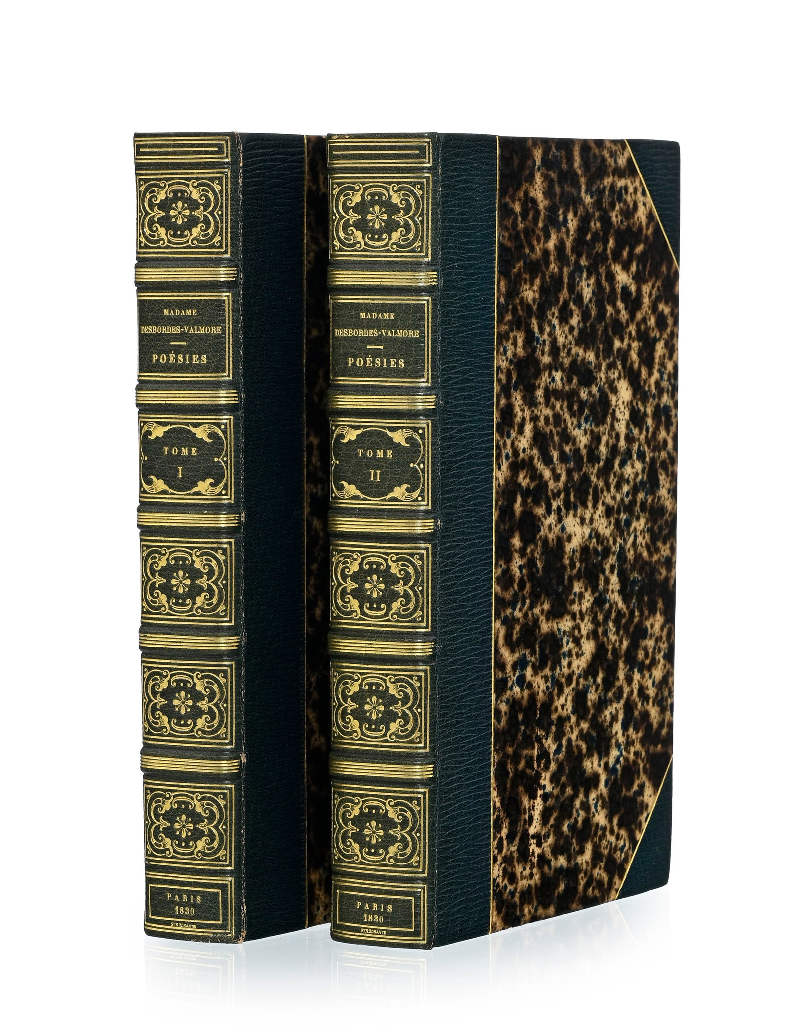 DESBORDES-VALMORE (Marceline). Poésies. Paris, Boulland, 1830. 2 vol. in-8° reliés de (1 of 7)