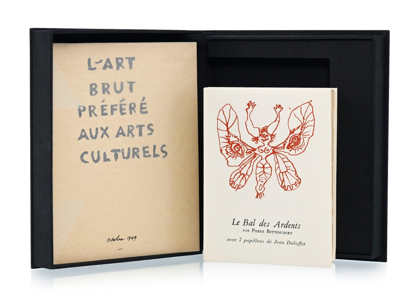 DUBUFFET (Jean). Ensemble de 2 titres en édition originale sous un emboîtage commun de toi (1 of 9)
