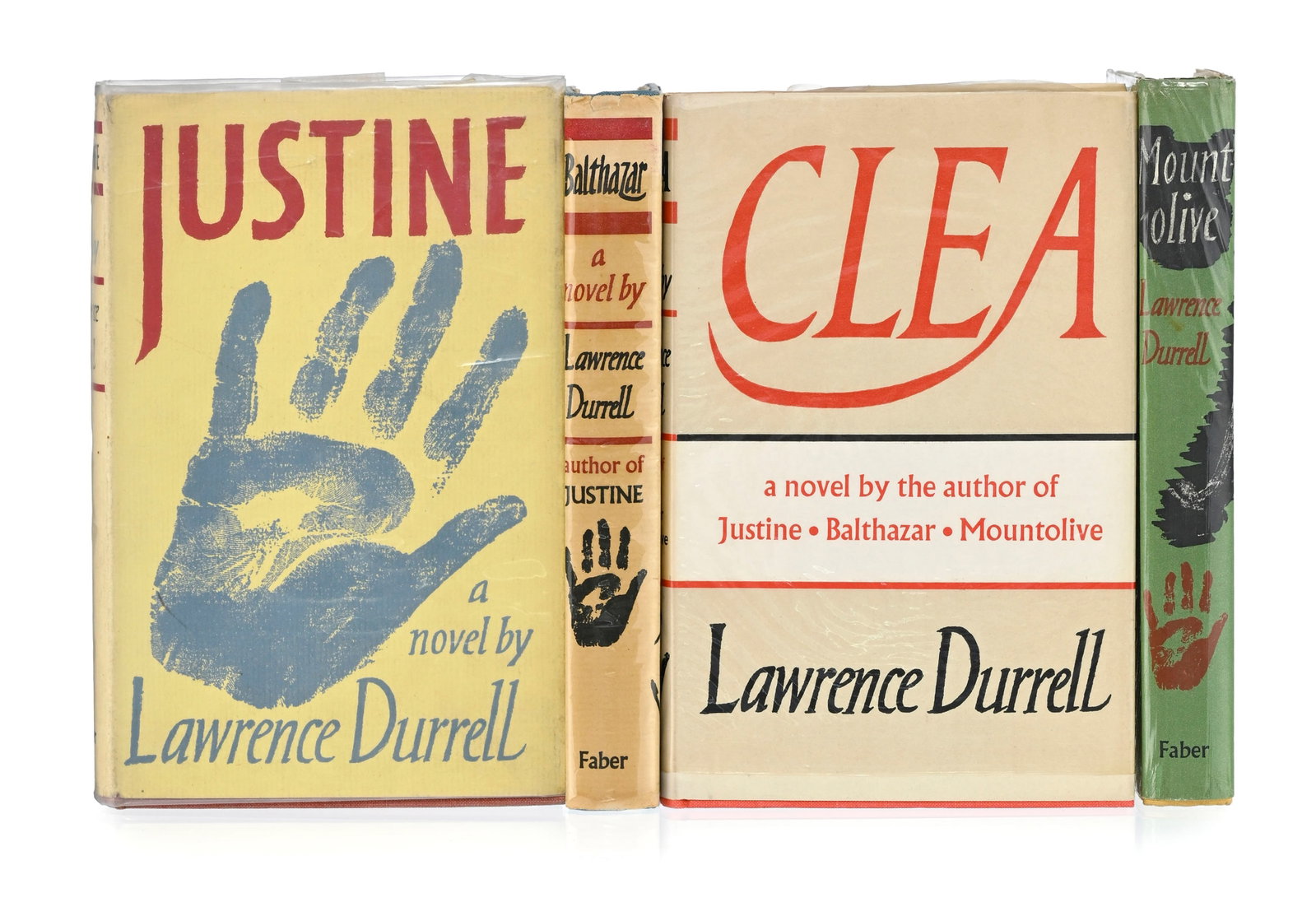 DURRELL (Lawrence). "The Alexandria Quartet". London: Faber & Faber, 1957-1960. 4 vol. in-8° re (1 of 6)