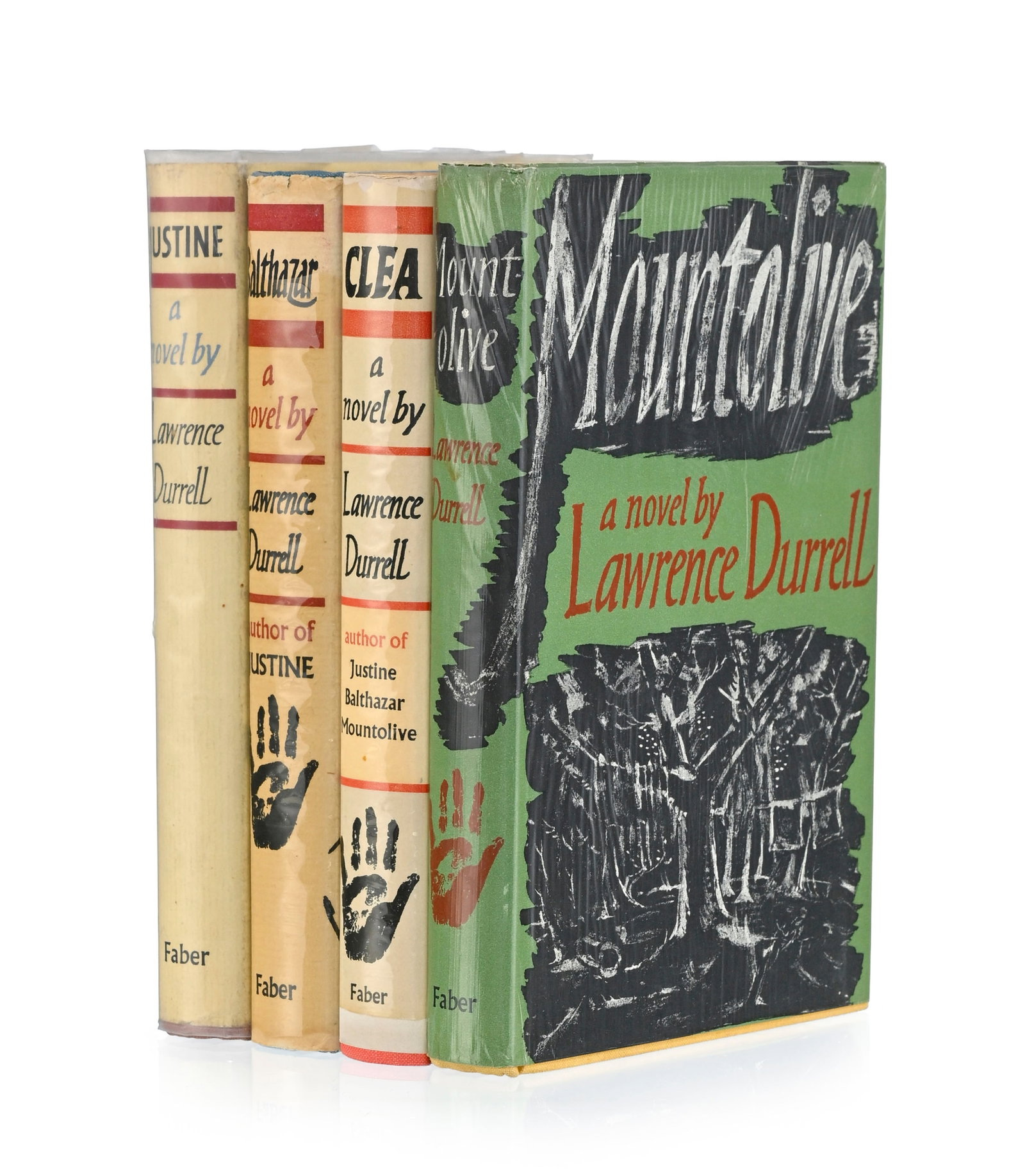 DURRELL (Lawrence). "The Alexandria Quartet". London: Faber & Faber, 1957-1960. 4 vol. in-8° re - 2