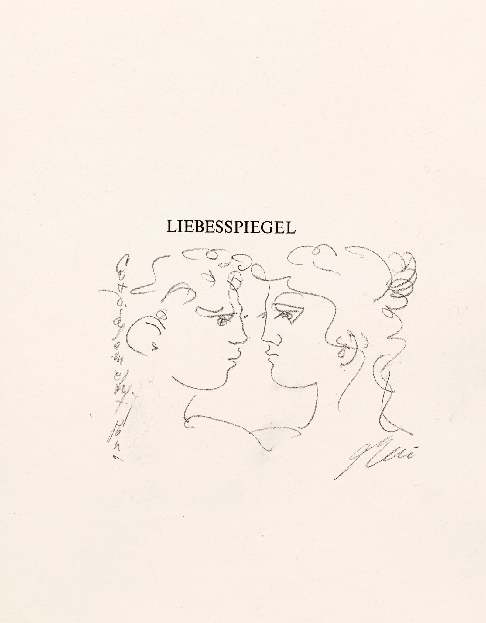 \[ERNI (Hans)\] - OESCH (Albert). Liebesspiegel. Lausanne, André & Pierre Gonin, 1980\. In-foli - 3