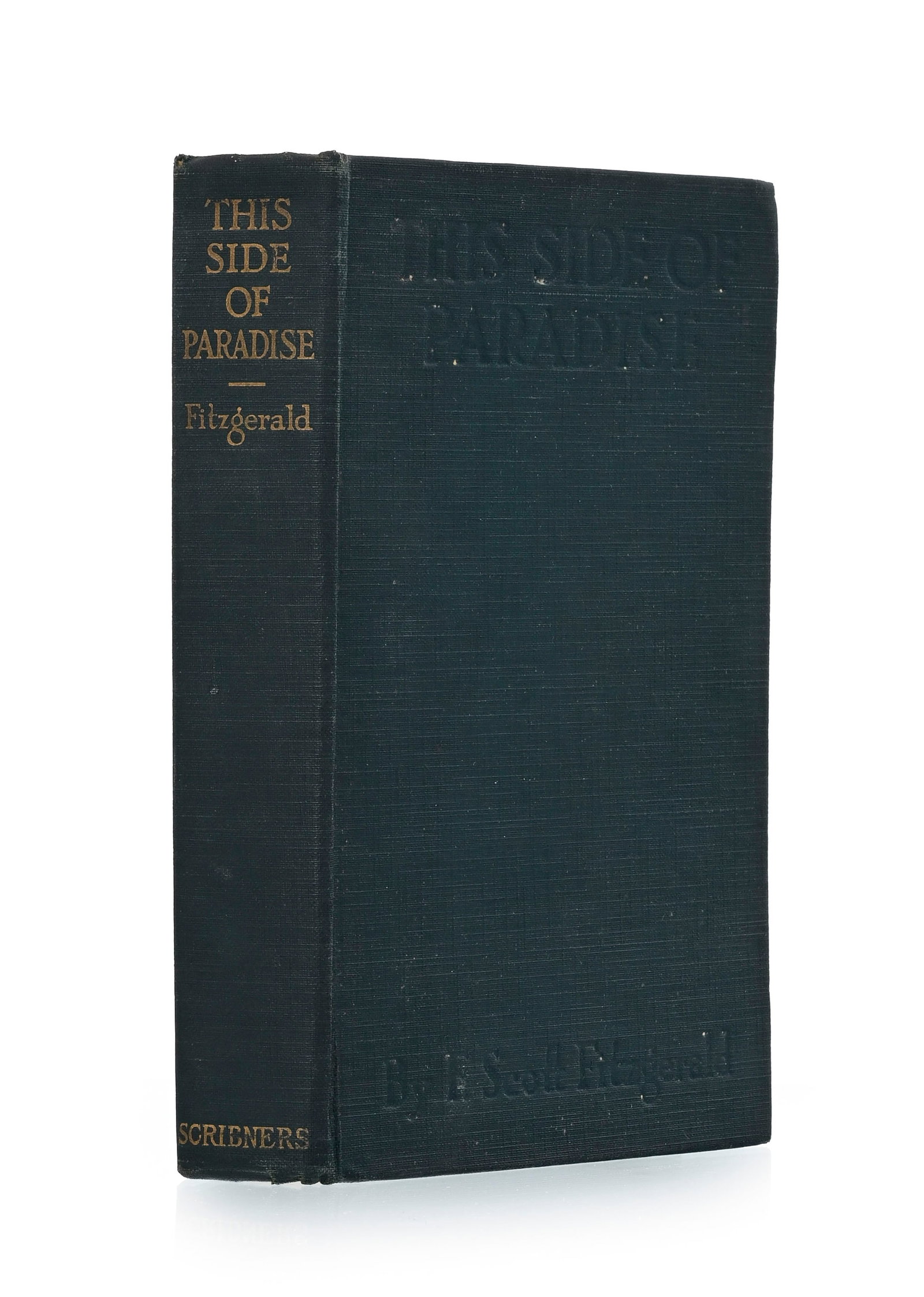 FITZGERALD (F. Scott). This side of Paradise. New York, Charles Scribner’s Sons, 1920. In-8 - 3