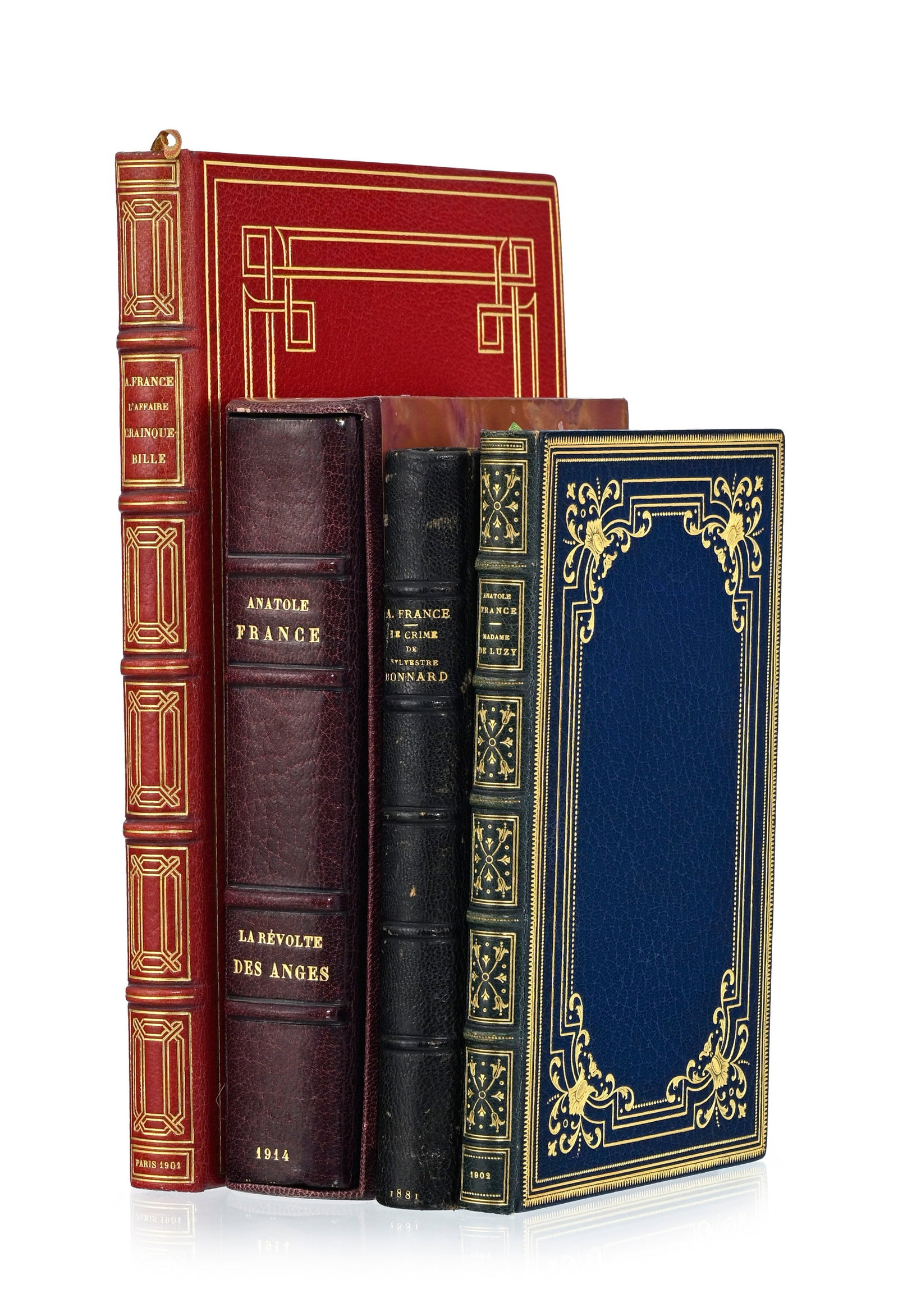 FRANCE (Anatole). 4 ouvrages en édition originale très bien reliés : 1) La r - 2