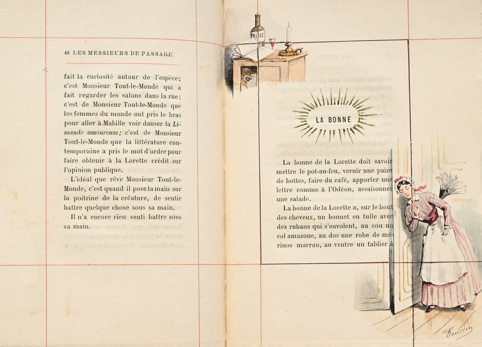 GONCOURT (Edmond & Jules de). La Lorette. Paris, Charpentier, 1883. In-16 relié plein maroquin  - 2