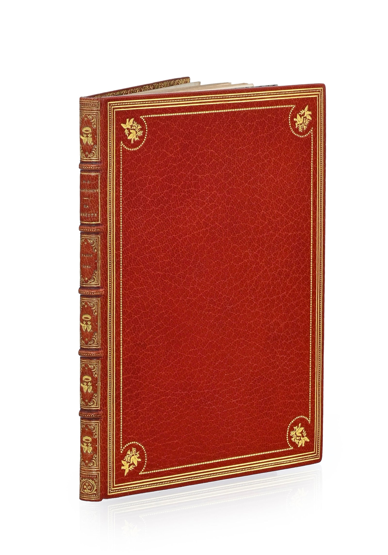 GONCOURT (Edmond & Jules de). La Lorette. Paris, Charpentier, 1883. In-16 relié plein maroquin  - 4