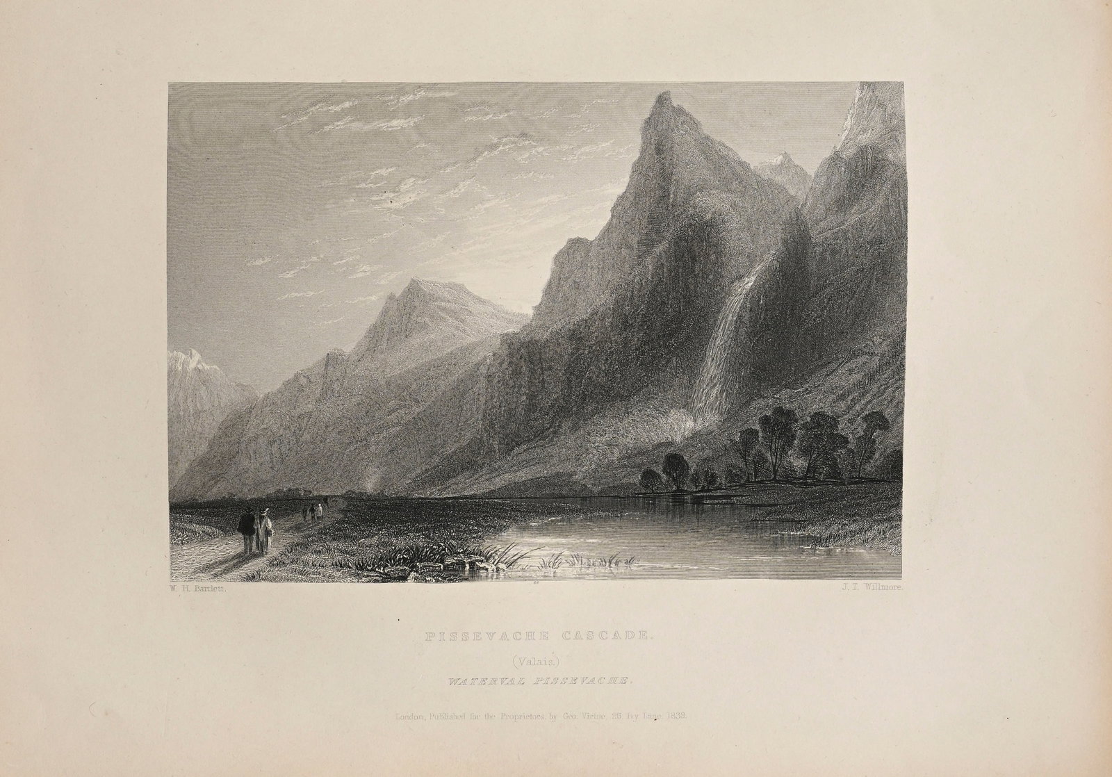 \[HELVETICA\]. BEATTIE (William). La Suisse pittoresque. Londres, George Virtue ; \[Paris, Ferrier\] - 8