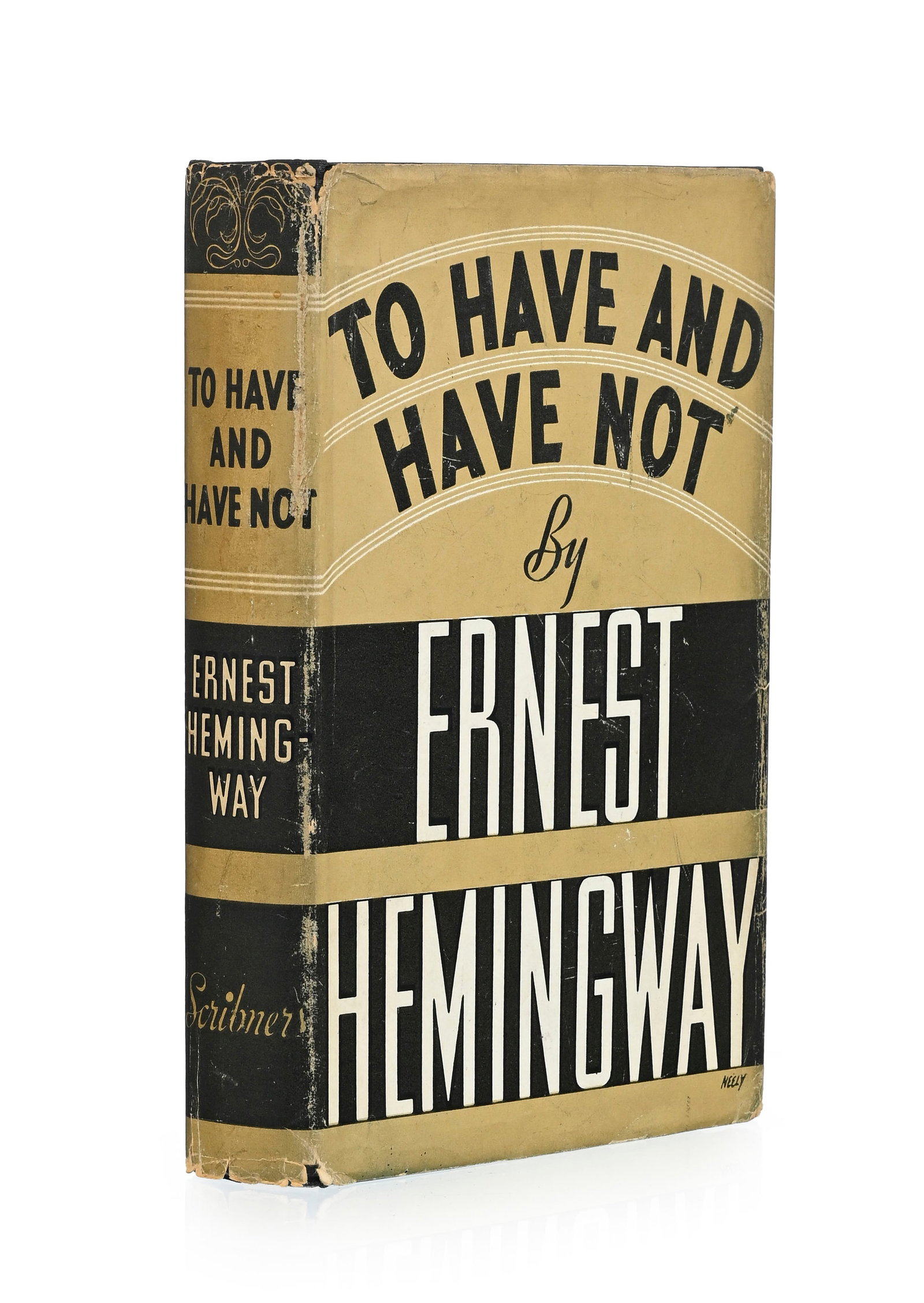 HEMINGWAY (Ernest). To Have and Have Not. New York, Charles Scribner’s Sons, 1937. In-8° : HEMINGWAY (Ernest). To Have and Have Not. New York, Charles Scribner’s Sons, 1937. In-8° relié pleine toile noire de l'éditeur, jaquette de l'éditeur noire et dorée non 