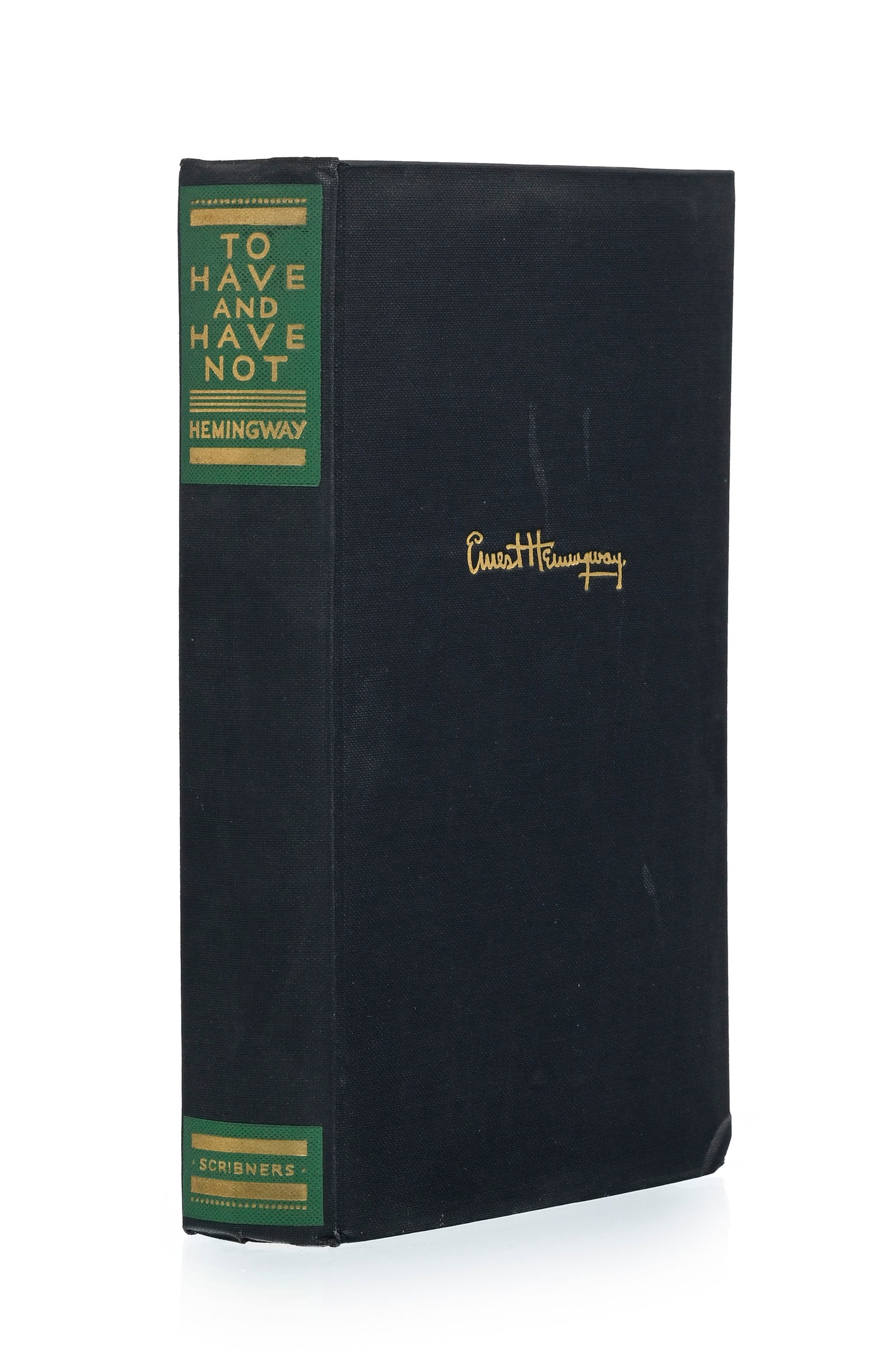 HEMINGWAY (Ernest). To Have and Have Not. New York, Charles Scribner’s Sons, 1937. In-8°  - 2