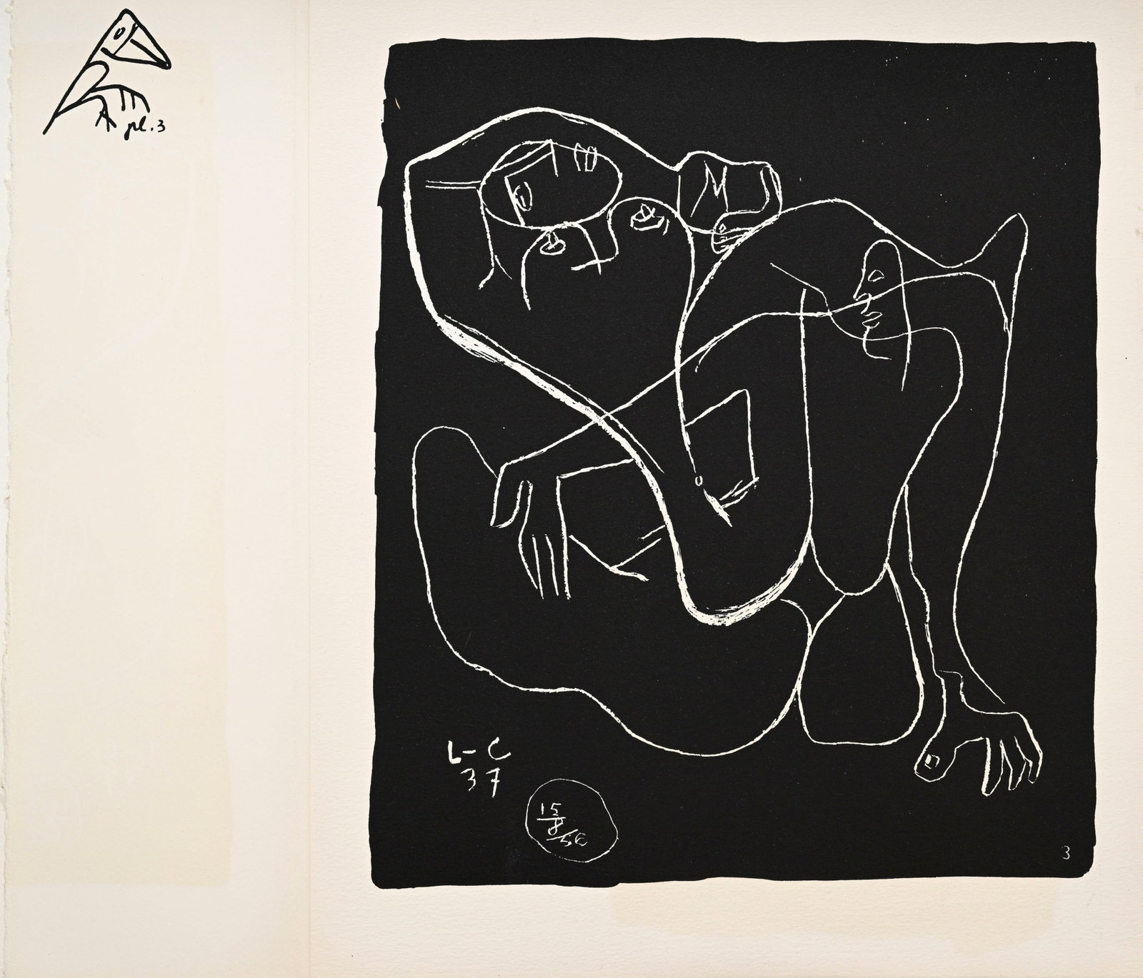 LE CORBUSIER. Entre-deux ou propos toujours reliés... Paris, Éditions Forces-Vives, 1957-1 - 2