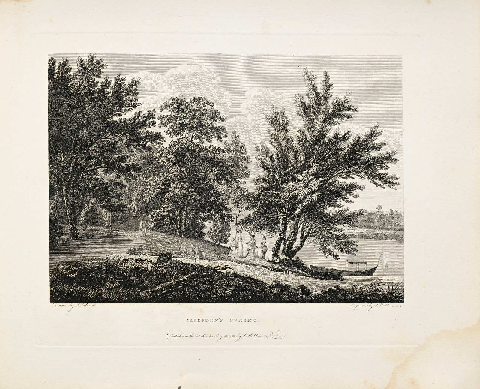 MIDDIMAN (Samuel). Select Views in Great Britain... London, John & Josiah Boydell, \[circa 1812\]. I: MIDDIMAN (Samuel). Select Views in Great Britain... London, John & Josiah Boydell, [circa 1812]. In-4° oblong relié plein veau brun, dos lisse orné et doré, filet doré en
