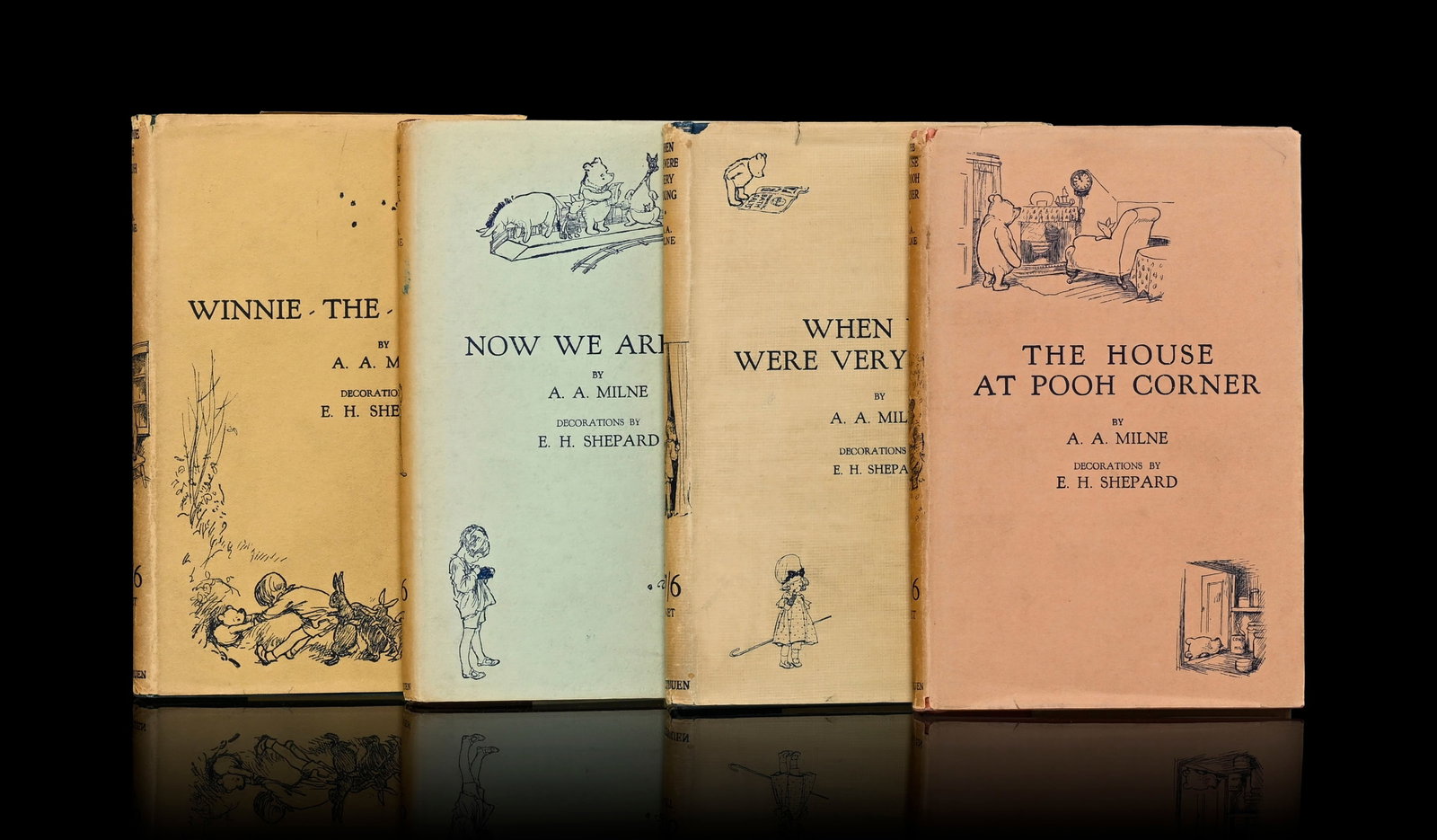 MILNE (A. A.) - SHEPARD (Ernst). Winnie-the-Pooh - “Christopher Robin Books”, ensemble d (1 of 11)