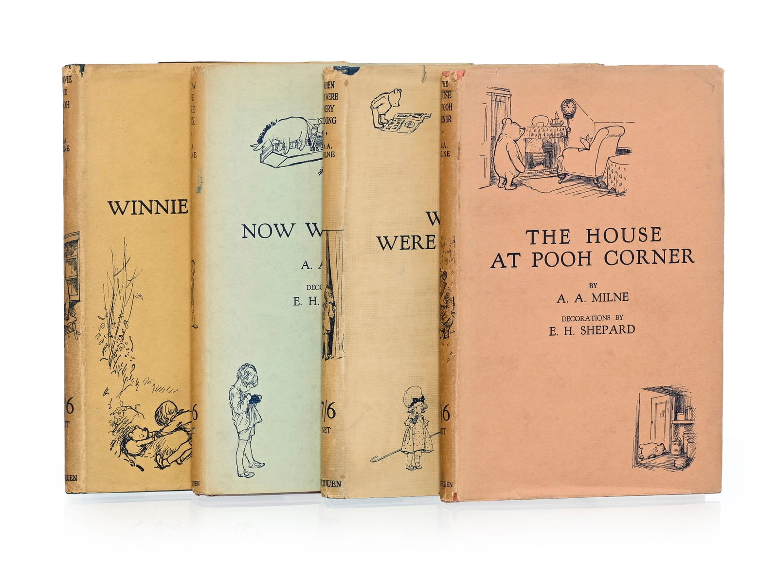 MILNE (A. A.) - SHEPARD (Ernst). Winnie-the-Pooh - “Christopher Robin Books”, ensemble d - 2