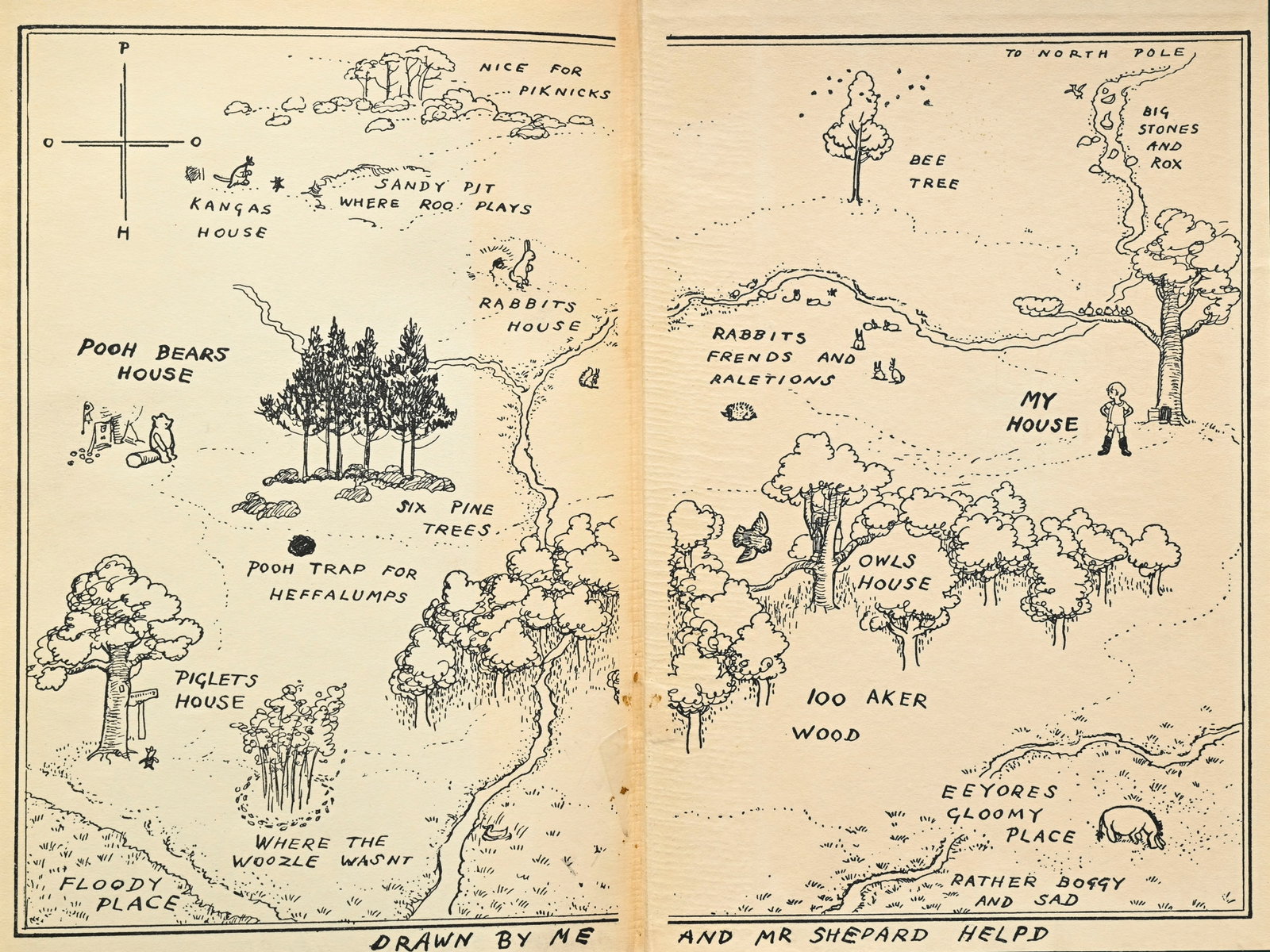 MILNE (A. A.) - SHEPARD (Ernst). Winnie-the-Pooh - “Christopher Robin Books”, ensemble d - 6