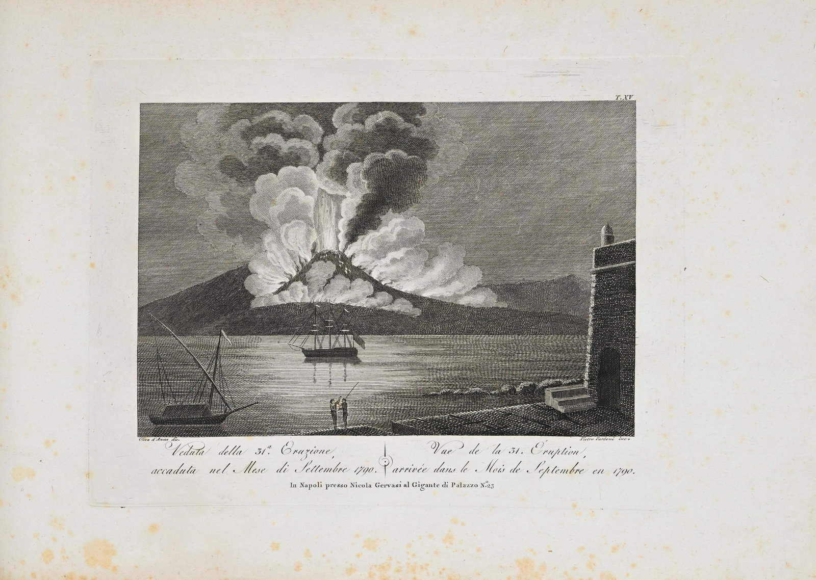 \[NAPLES\] . Recueil de toutes les Vues qui existoient dans le Cabinet du Duc de la Tour Et qui repr - 4